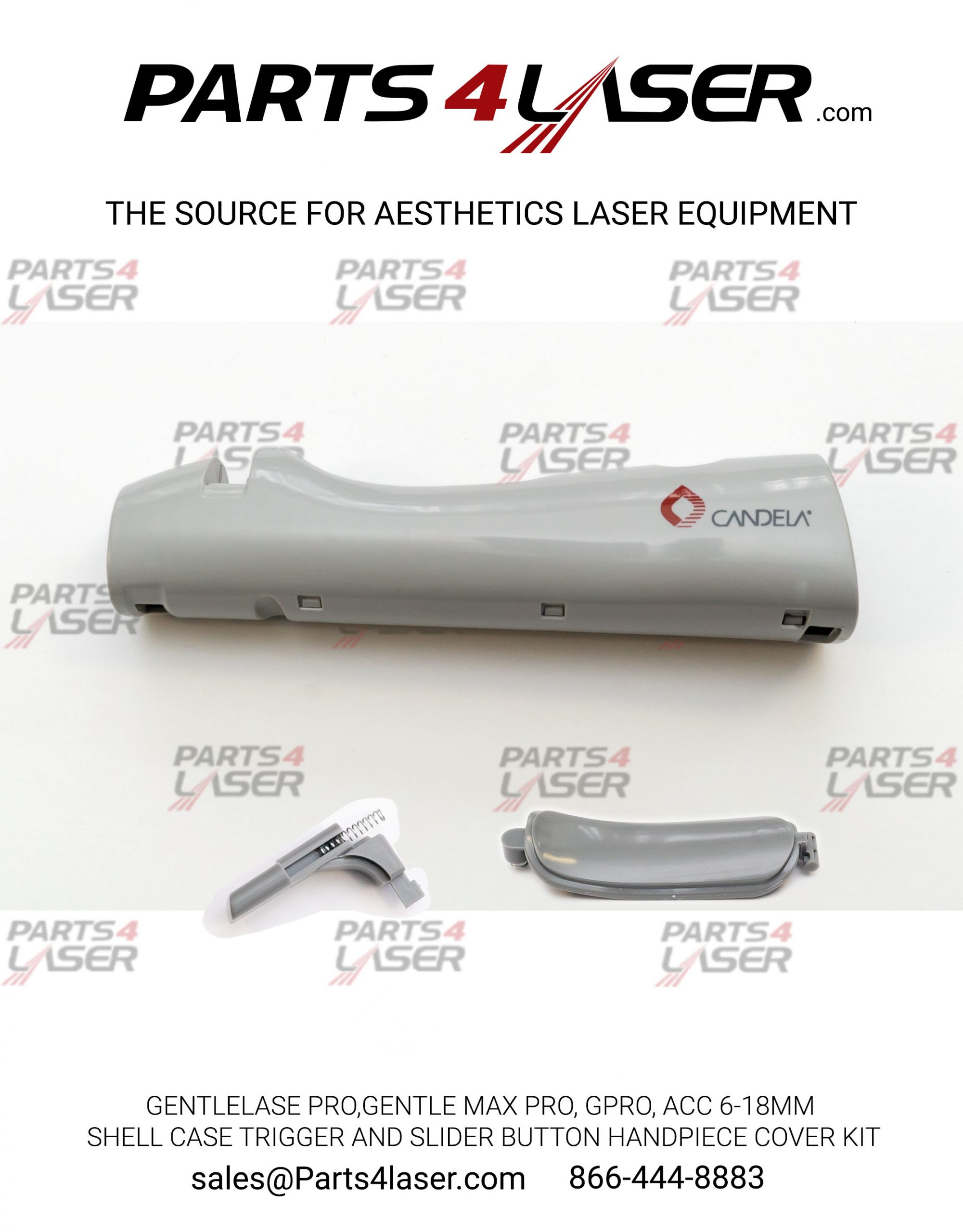 ACC 6-18MM HANDPIECE SHELL CASE, TRIGGER AND SLIDER BUTTONS KIT FOR CANDELA® GENTLELASE PRO,GENTLE MAX PRO, GPRO, CACN1387, B107 - Image 4