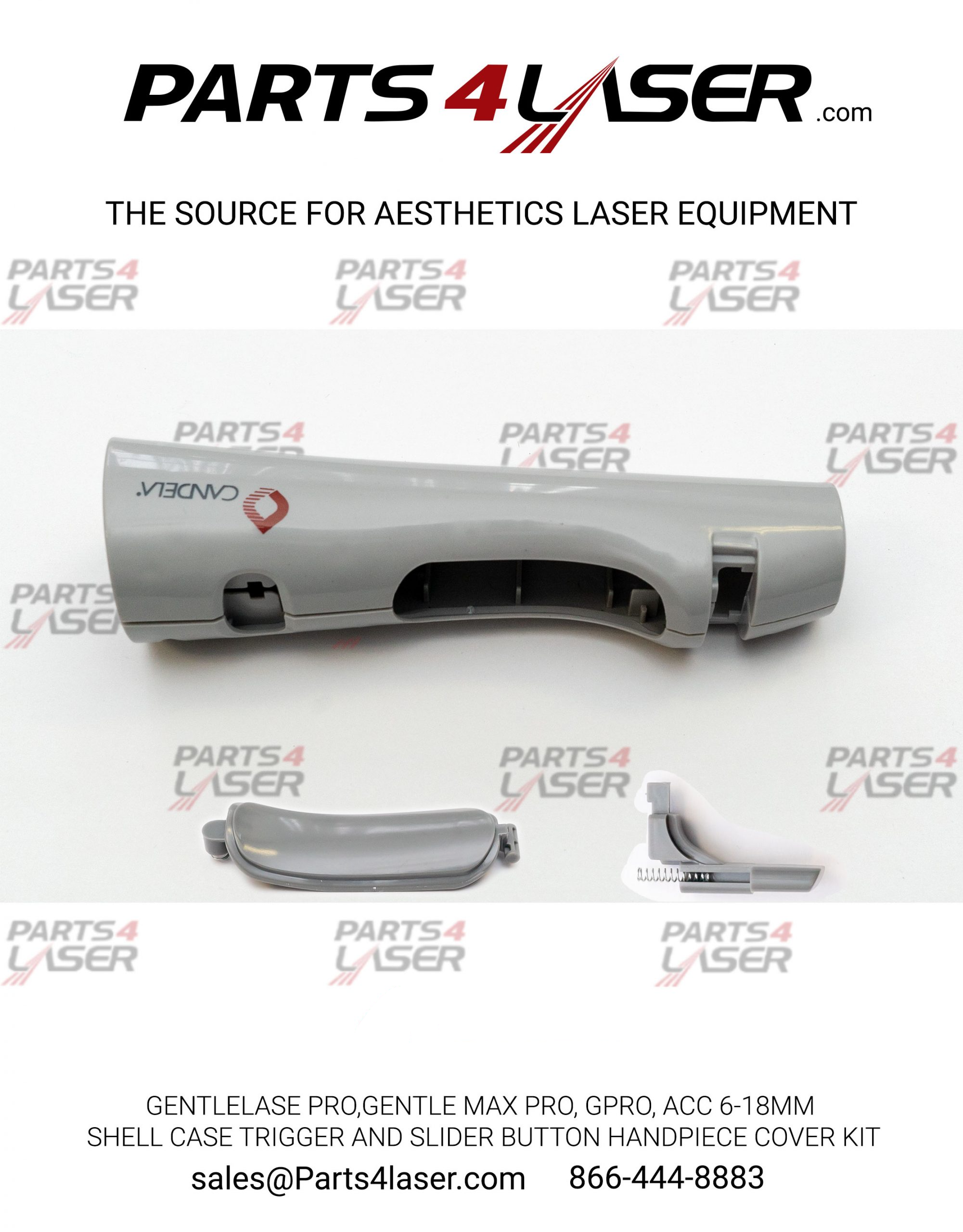 ACC 6-18MM HANDPIECE SHELL CASE, TRIGGER AND SLIDER BUTTONS KIT FOR CANDELA® GENTLELASE PRO,GENTLE MAX PRO, GPRO, CACN1387, B107 - Image 5