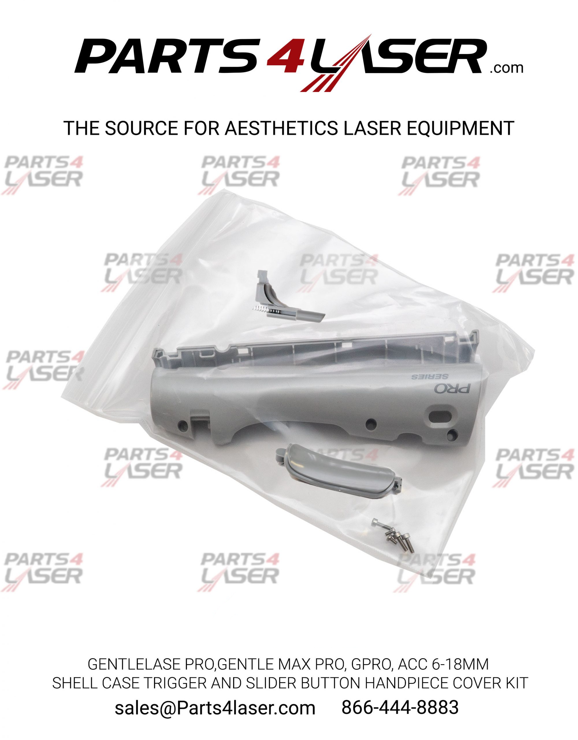 ACC 6-18MM HANDPIECE SHELL CASE, TRIGGER AND SLIDER BUTTONS KIT FOR CANDELA® GENTLELASE PRO,GENTLE MAX PRO, GPRO, CACN1387, B107 - Image 7