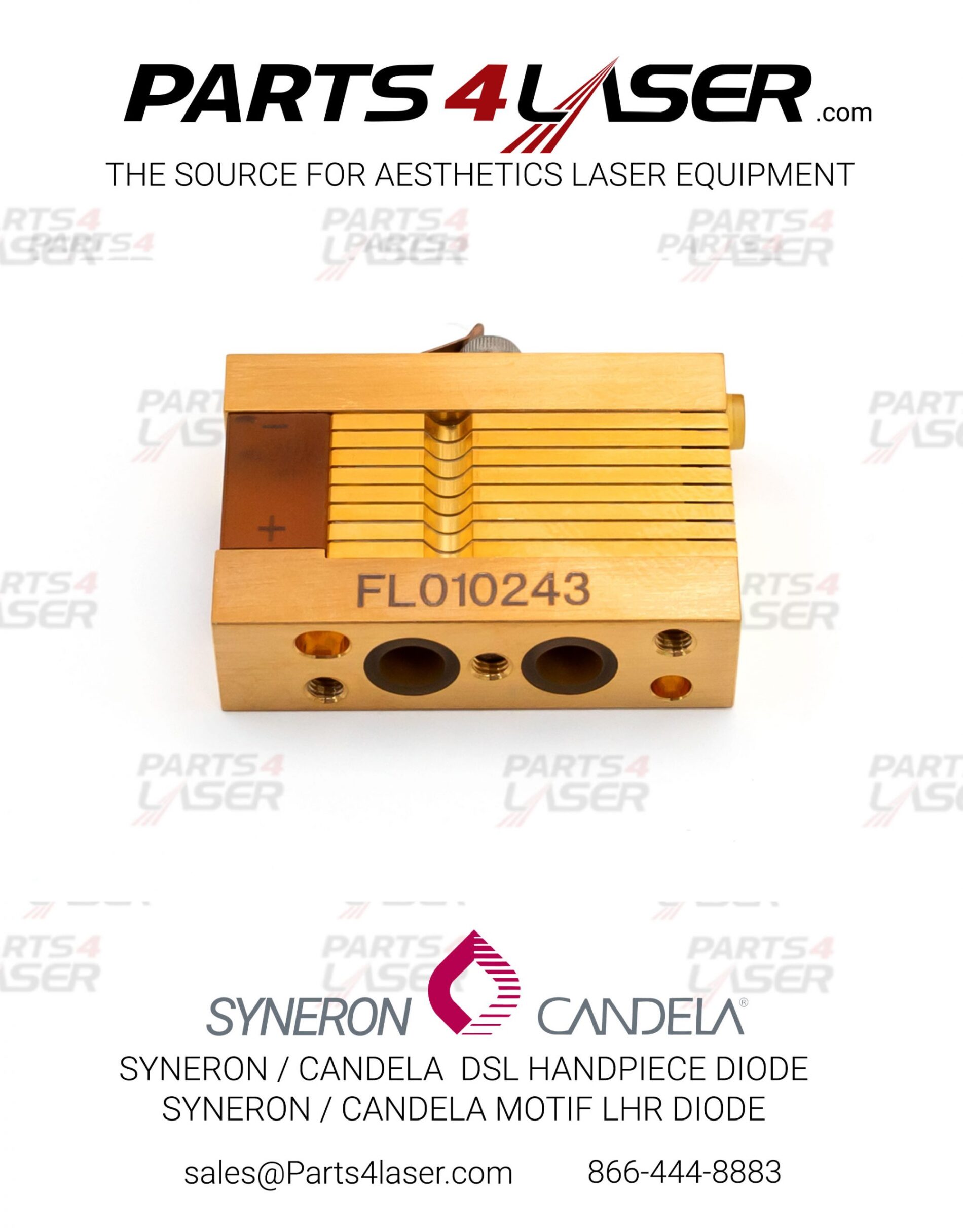 SYNERON / CANDELA DSL HANDPIECE DIODE, SYNERON / CANDELA MOTIF LHR DIODE - Image 4