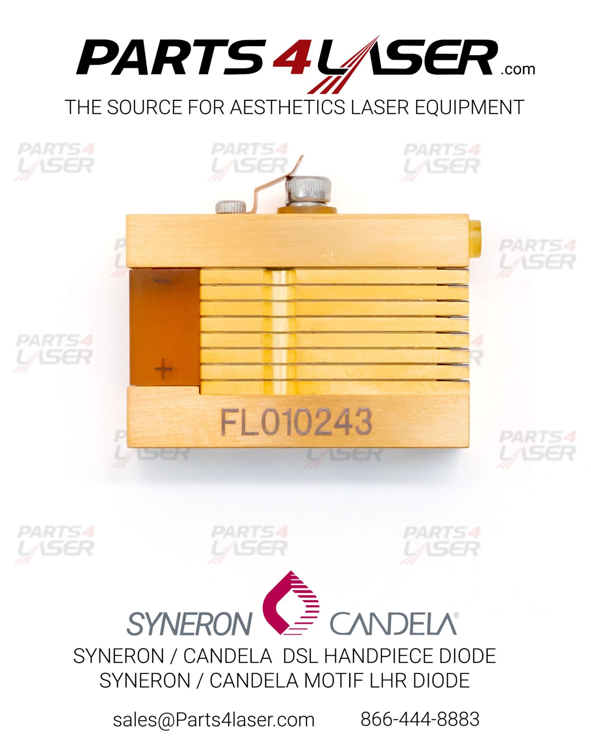 SYNERON / CANDELA DSL HANDPIECE DIODE, SYNERON / CANDELA MOTIF LHR DIODE - Image 3