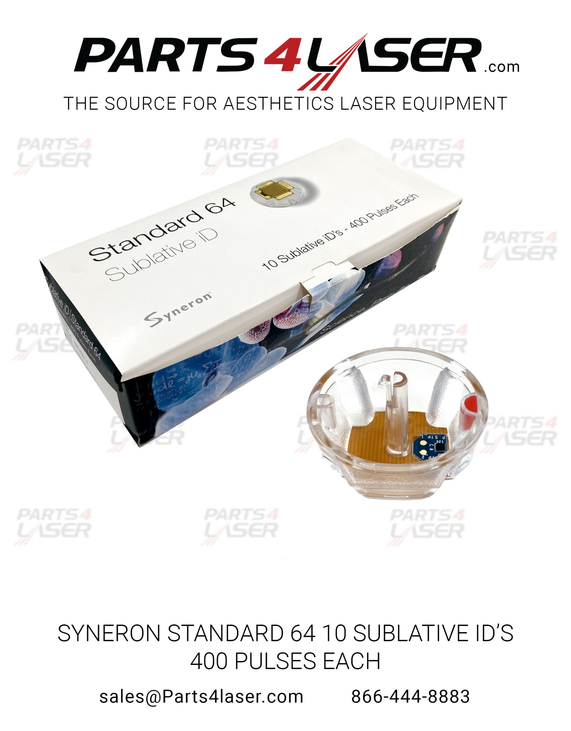 SYNERON STANDARD 64, 10 SUBLATIVE TIPS, ID 400 PULSES EACH TIP KT72951, SYCN2403 F11 - Image 2