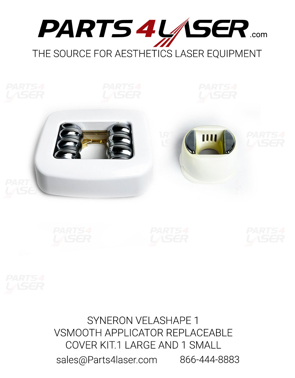 SYNERON VELASHAPE 1 VSMOOTH APPLICATOR REPLACEABLE COVER KIT.1 LARGE AND 1 SMALL SYCN2379