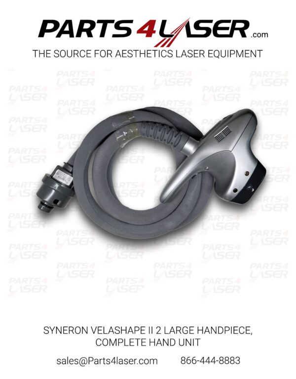 SYNERON VELASHAPE II 2 LARGE HANDPIECE, COMPLETE HAND UNIT SYHP2500