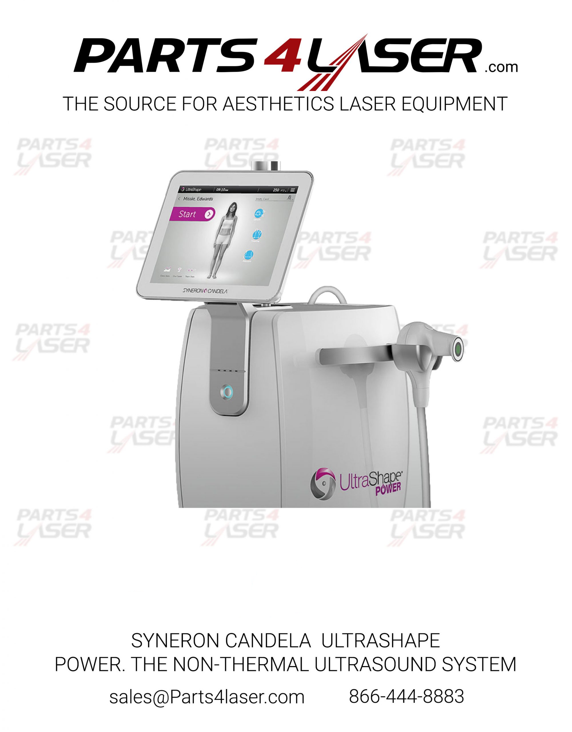 NEW SYNERON CANDELA U-SCULPT POWER TRANSDUSER ULTRASHAPE MULTI HAND PIECE FG71531 - Image 7