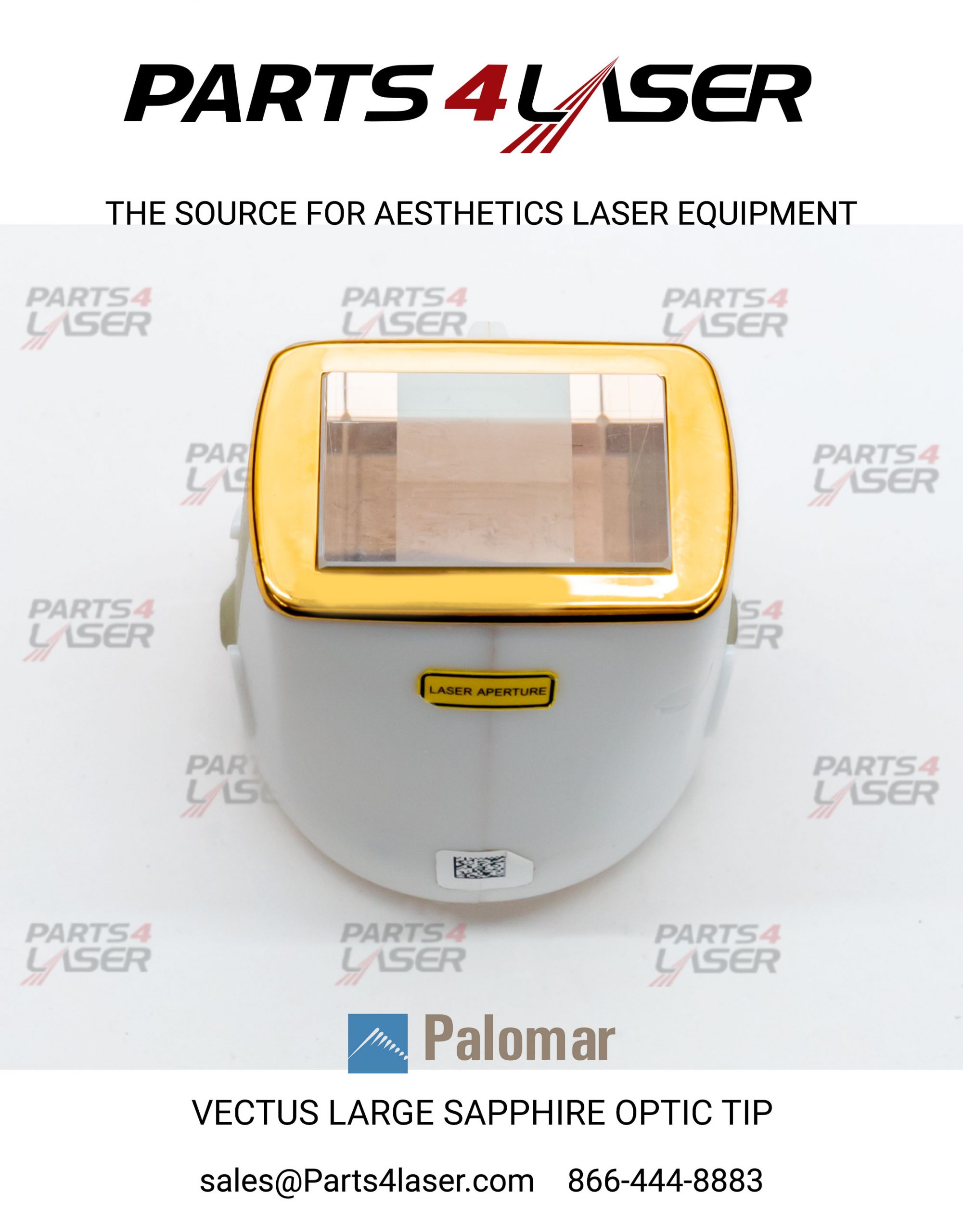 PALOMAR / CYNOSURE VECTUS LARGE TIP GOLD CHILL TIP ,PACN2963, G26 - Image 4