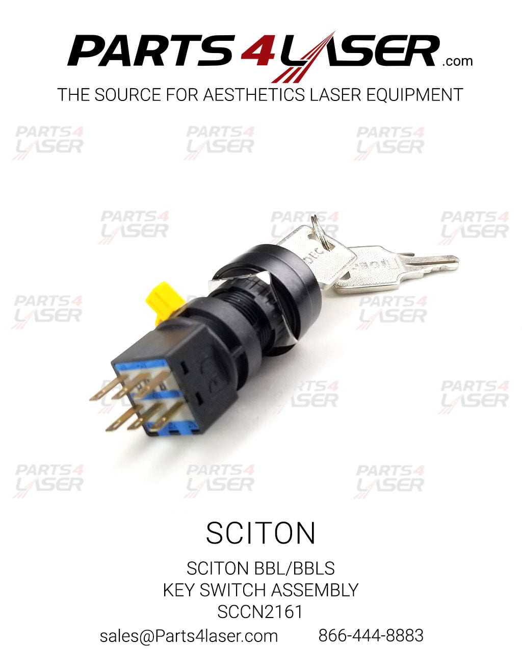Sciton BBL / BBLs key switch assembly SCCN2161