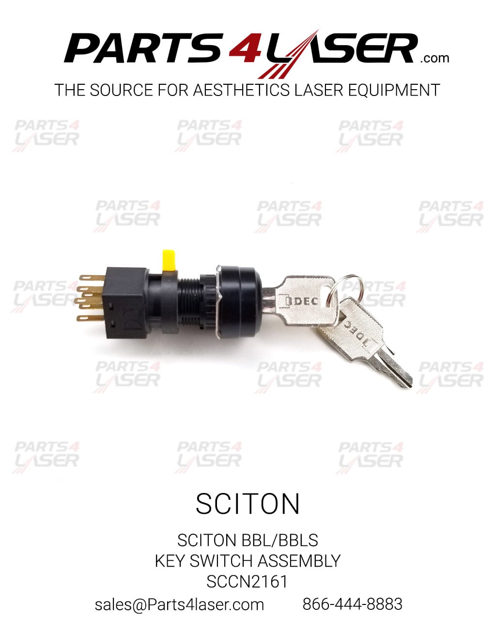 Sciton BBL / BBLs key switch assembly SCCN2161 - Image 2