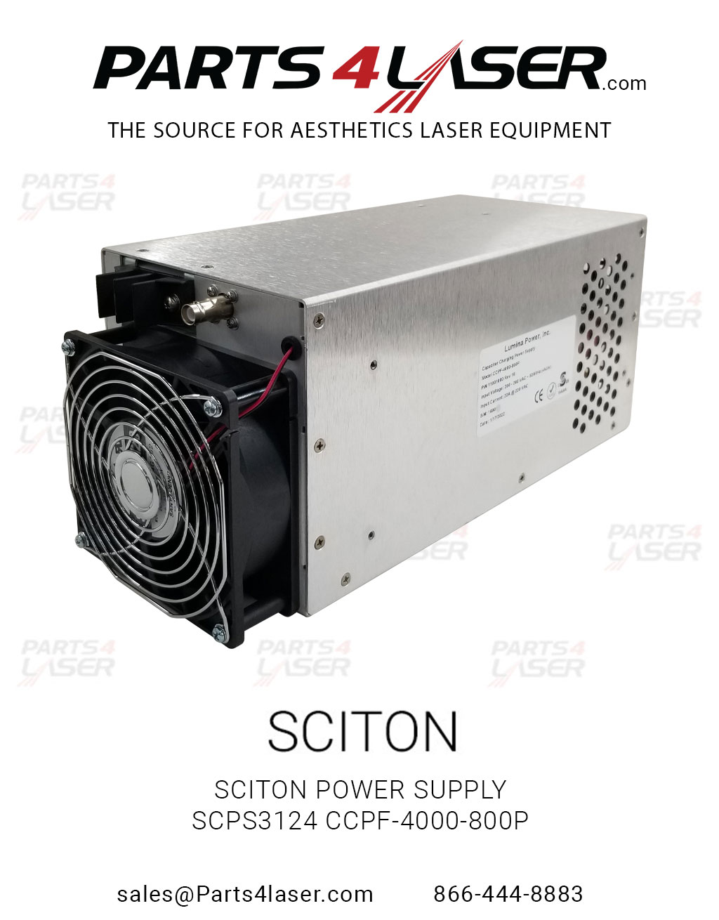 Sciton power supply scps3124 CCPF-4000-800P