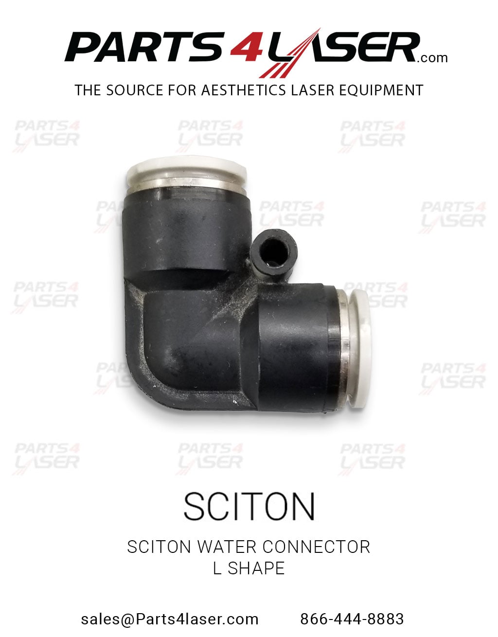 SCITON PROFILE / JOULE MACHINE WATER CONNECTOR L SHAPE SCCN2169