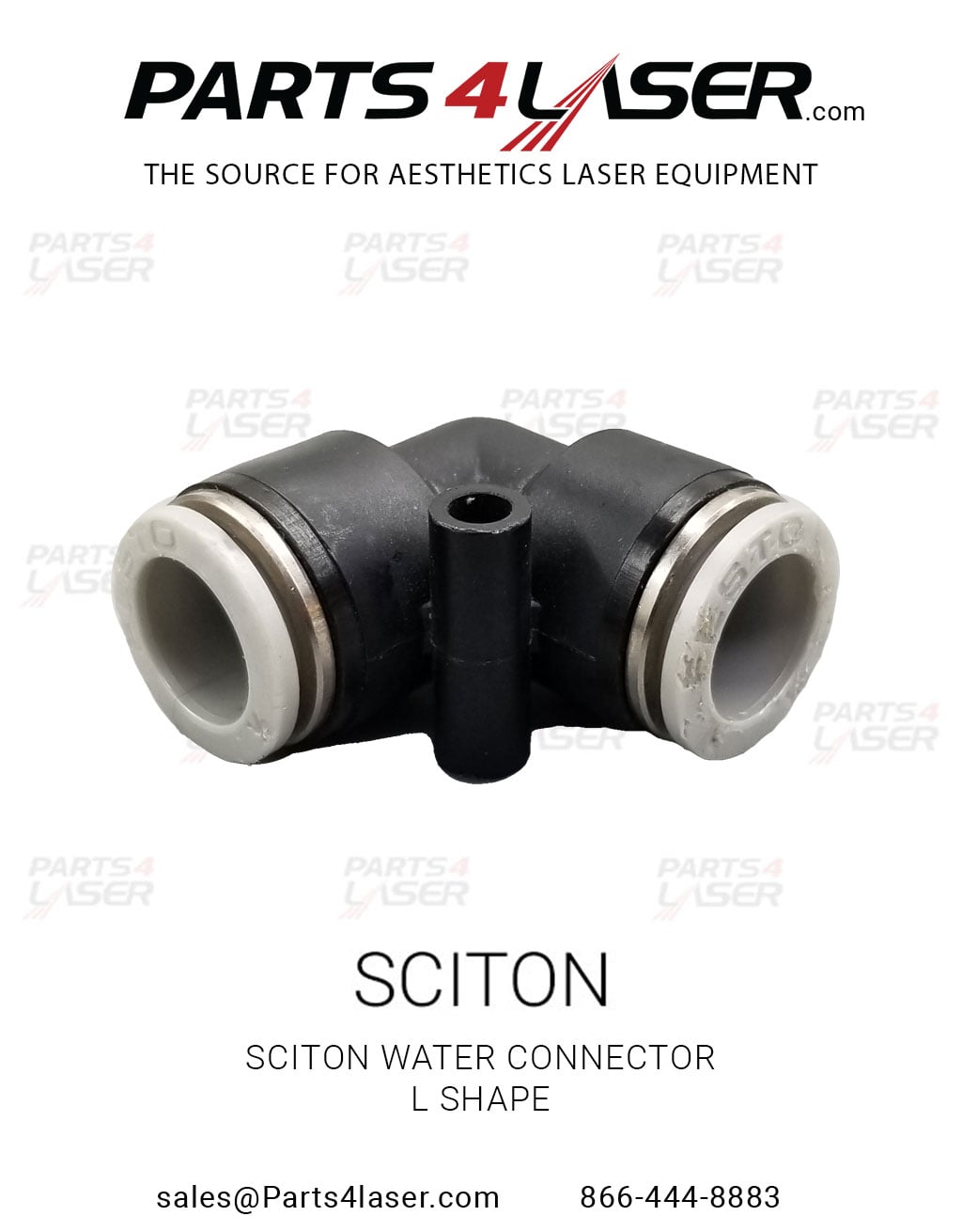SCITON PROFILE / JOULE MACHINE WATER CONNECTOR L SHAPE SCCN2169 - Image 2