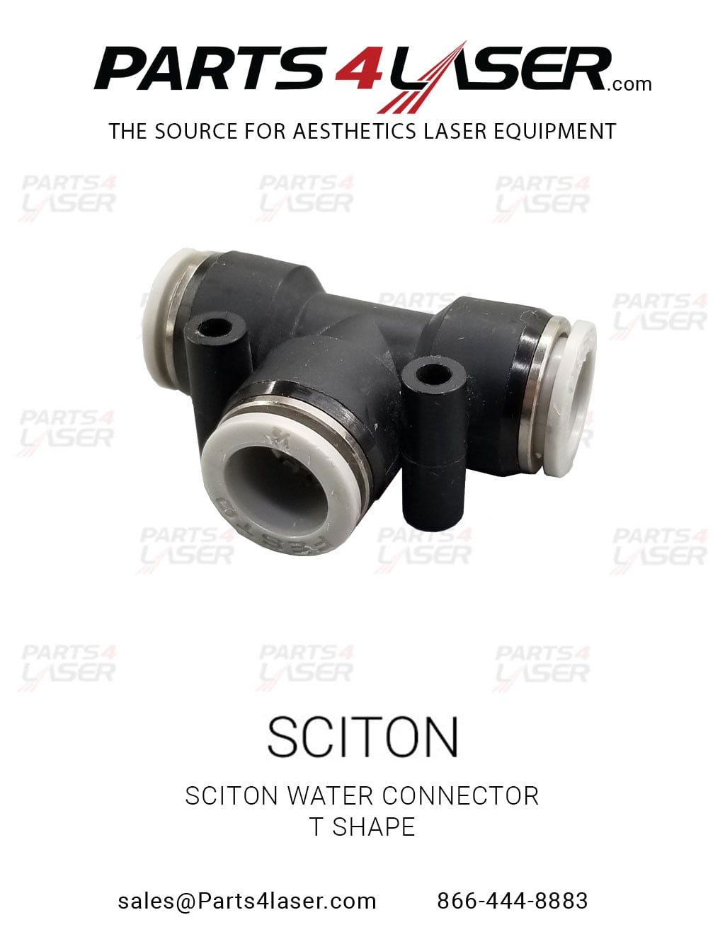 SCITON PROFILE / JOULE MACHINE WATER CONNECTOR T SHAPE SCCN3808 - Image 2