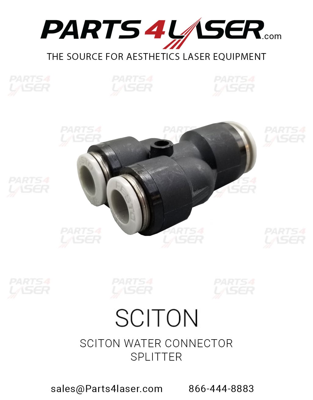 SCITON PROFILE / JOULE MACHINE WATER CONNECTOR SPLITTER SCCN3807 - Image 2