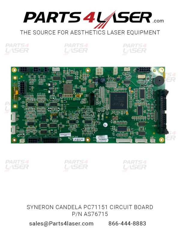 Syneron Candela ELOS PLUS BOARD PCB PC71151 Circuit Board P/N AS76715