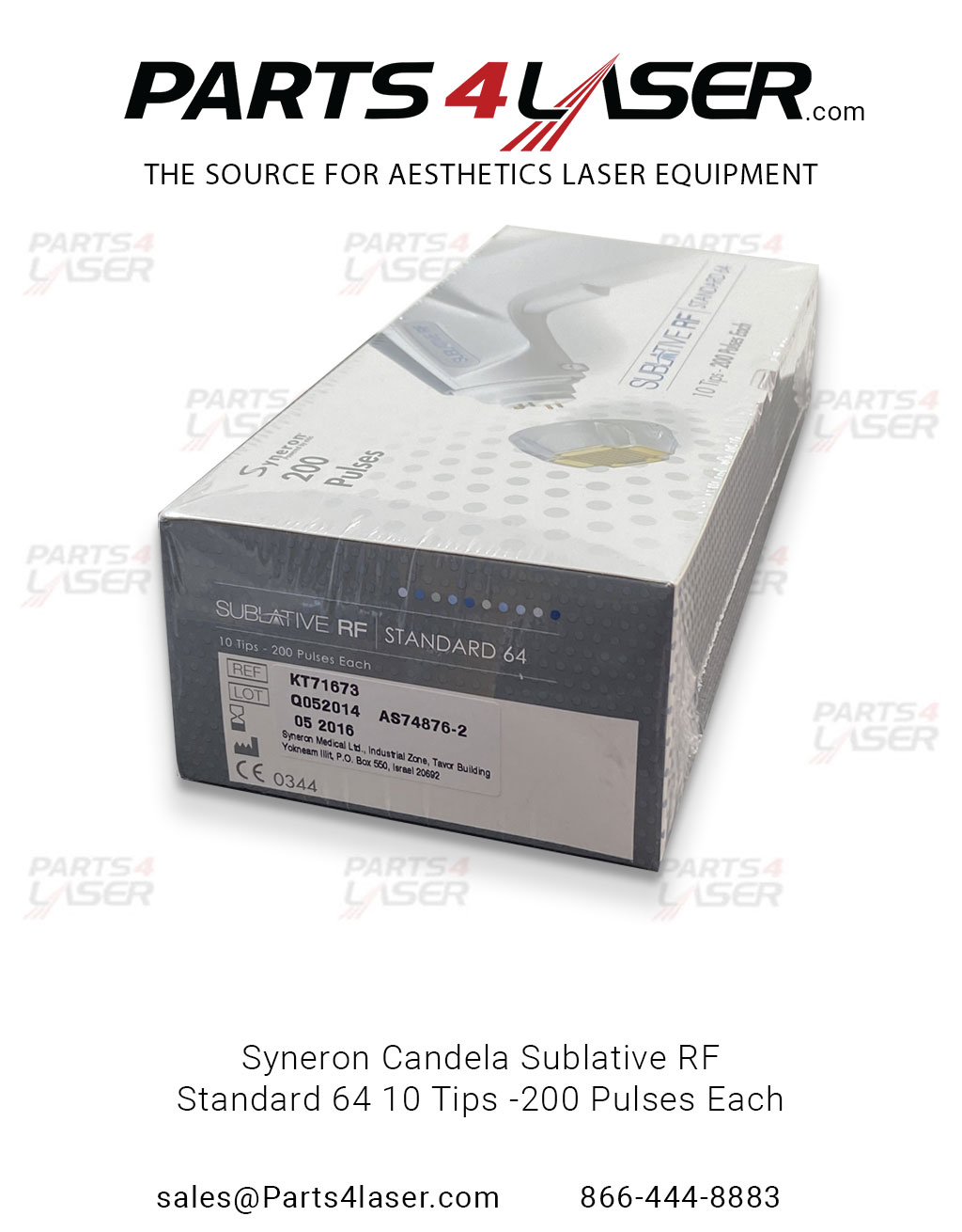 Syneron Candela Sublative RF Standard 64 10 Tips -200 Pulses Each KT 71673 - Image 3