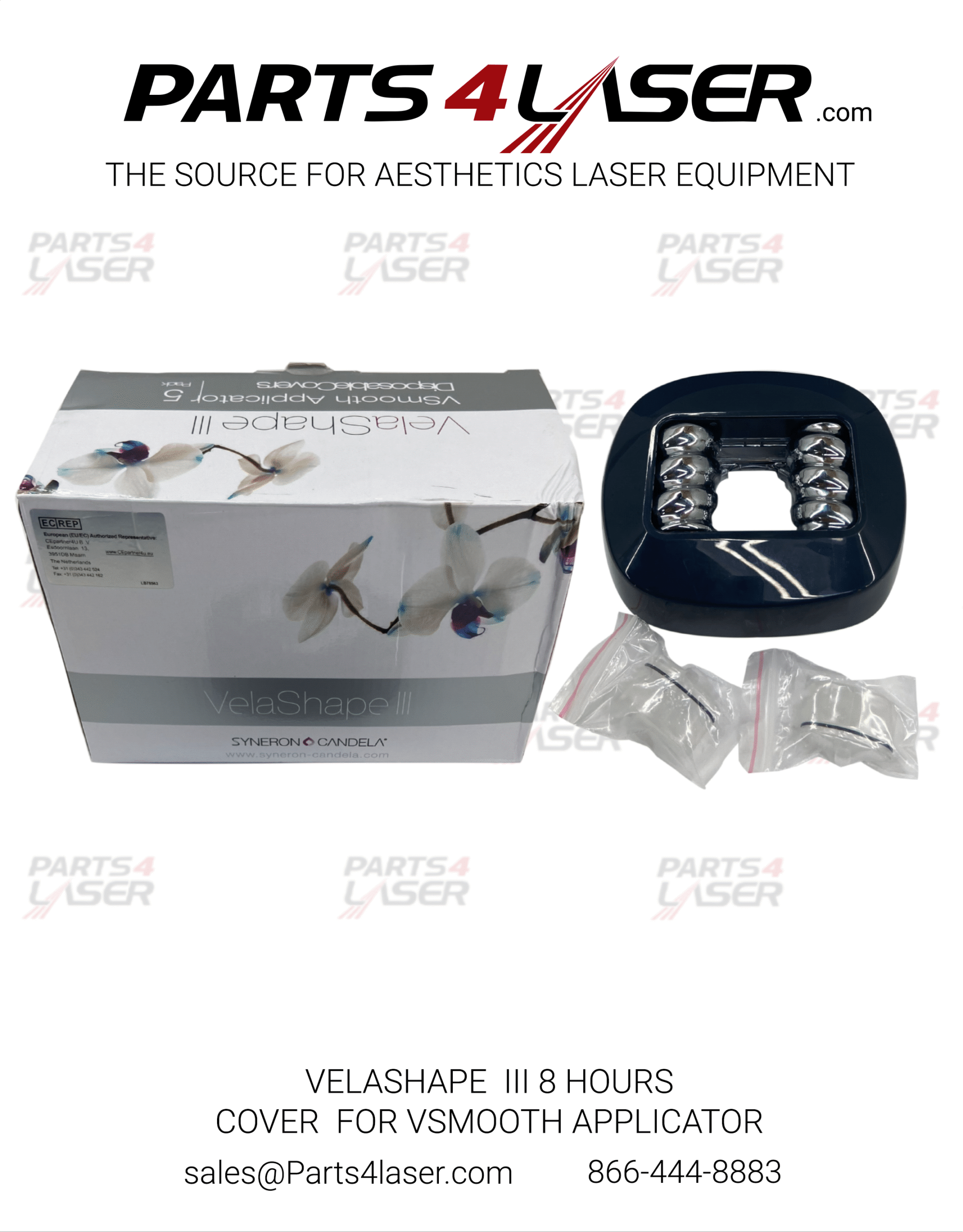 SYNERON VELASHAPE III 8 HOURS COVER FOR VSMOOTH APPLICATOR , VELASHAPE 3 KT75102 ,SYCN2283