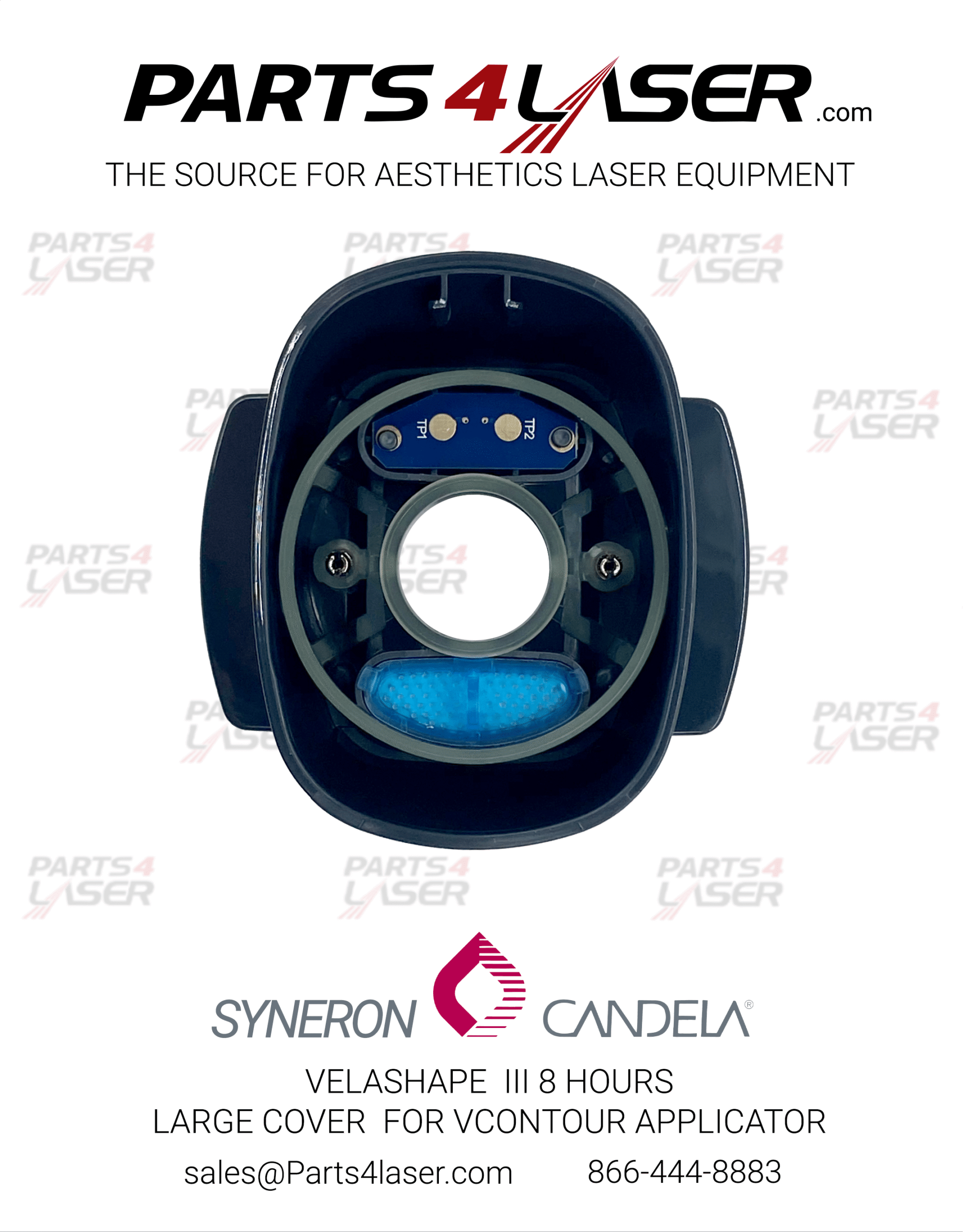 SYNERON VELASHAPE III 8 HOURS LARGE COVER, VCONTOUR (SMALL) APPLICATOR 75672 , VELASHAPE 3 SYCN2282 - Image 3