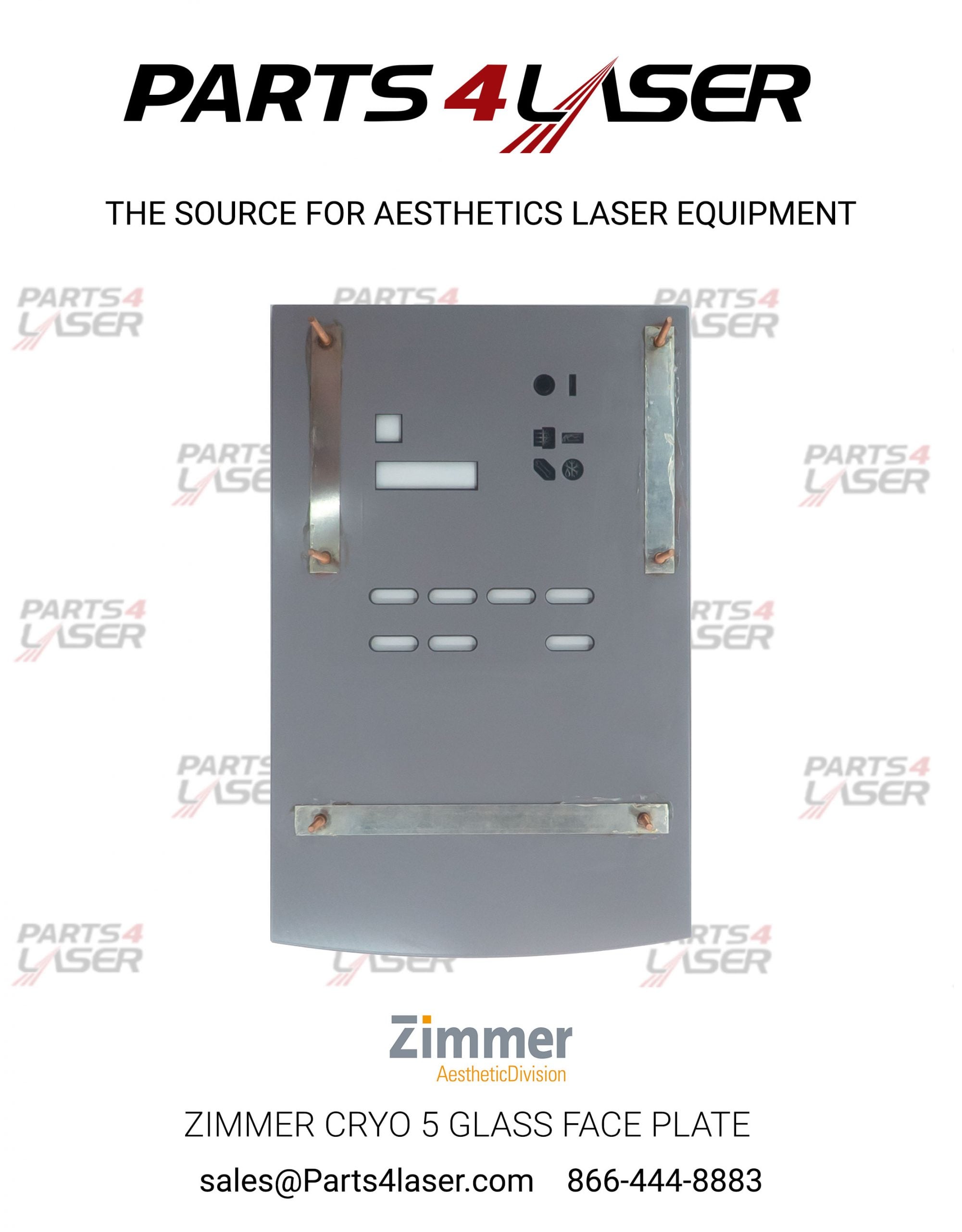 ZIMMER CRYO 5 GLASS FACE PLATE - Image 2