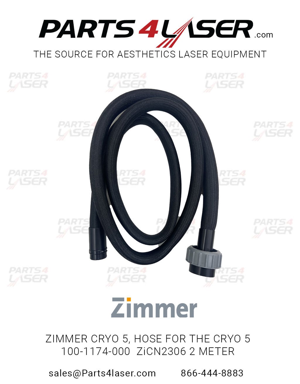 ZIMMER CRYO 5, HOSE FOR THE CRYO 5 100-1174-000 ZiCN2305 2 METER