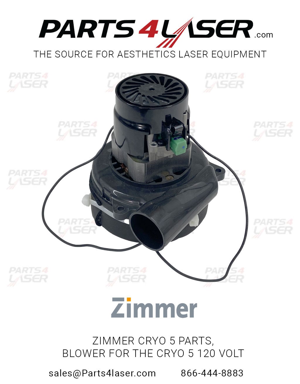 ZIMMER CRYO 5 PARTS, BLOWER FOR THE CRYO 5 120 VOLT ZiCN2303