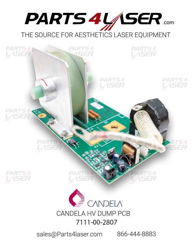 CANDELA GMAX PRO GENTLE MAX / PICOWAY HV DUMP PCB 7111-07-2807 7111-00-2807 , CAPC2614