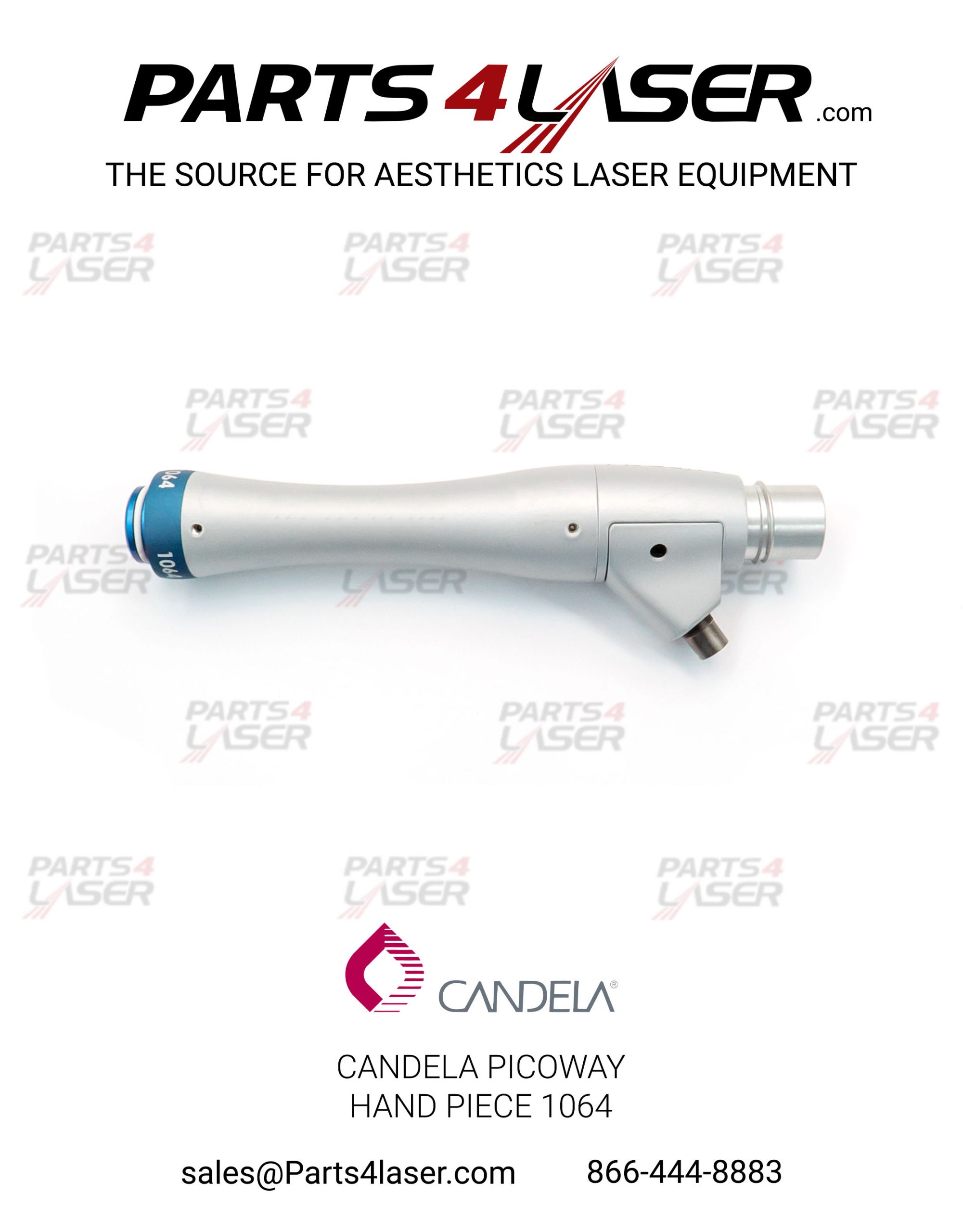 CANDELA PICOWAY RESOLVE 1064 HANDPIECE ASSEMBLY 7123-00-0059 , CAHP1289