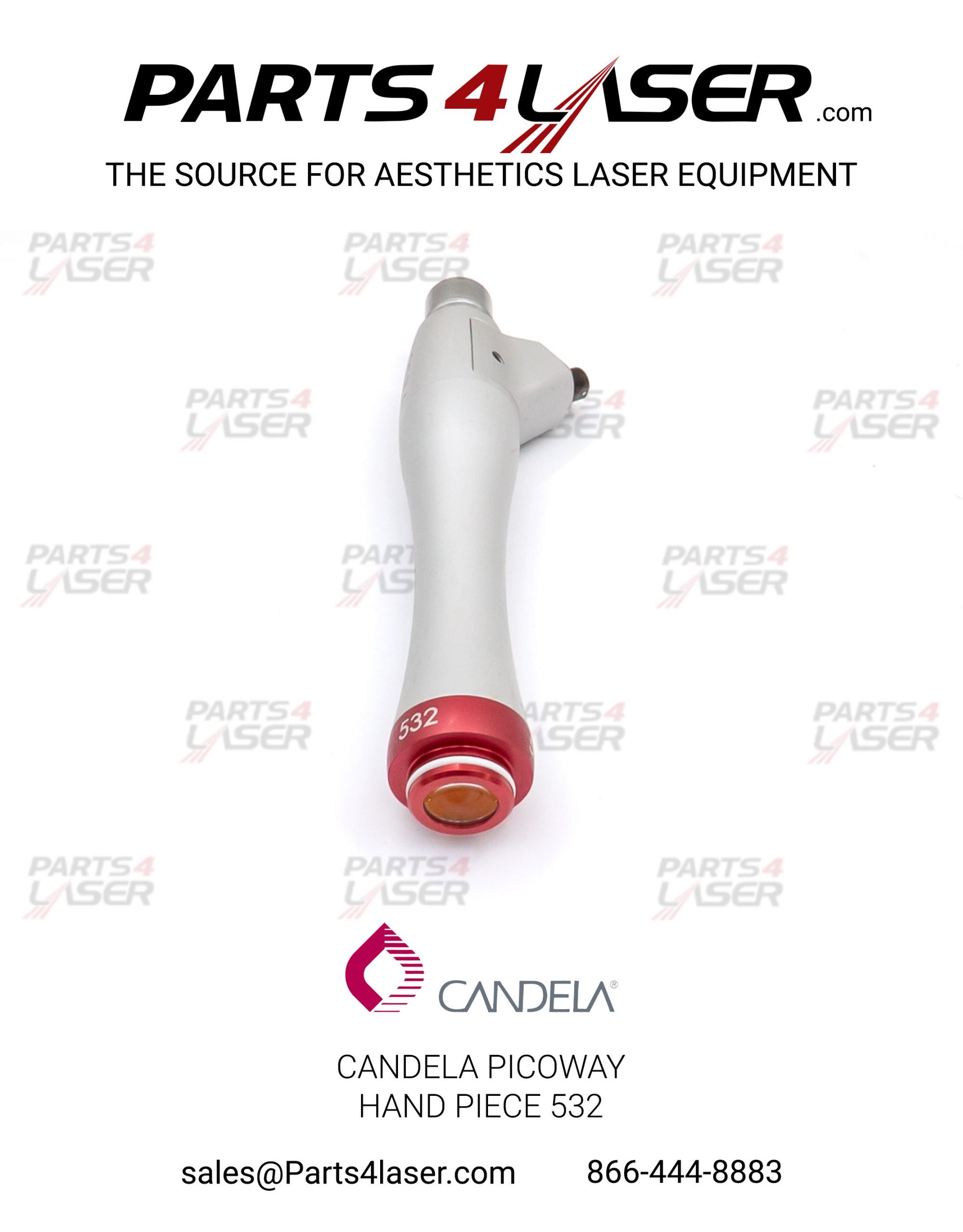 CANDELA PICOWAY RESOLVE 532 HANDPIECE ASSEMBLY 7123-00-0058 , CAHP1288 - Image 3
