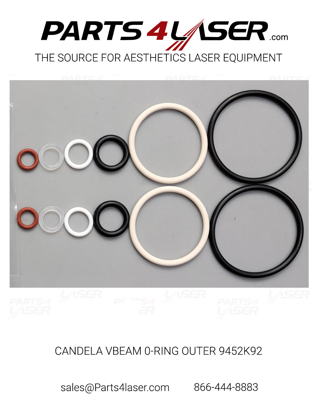 CANDELA VBEAM PERFECTA O-RING SET CACN3225
