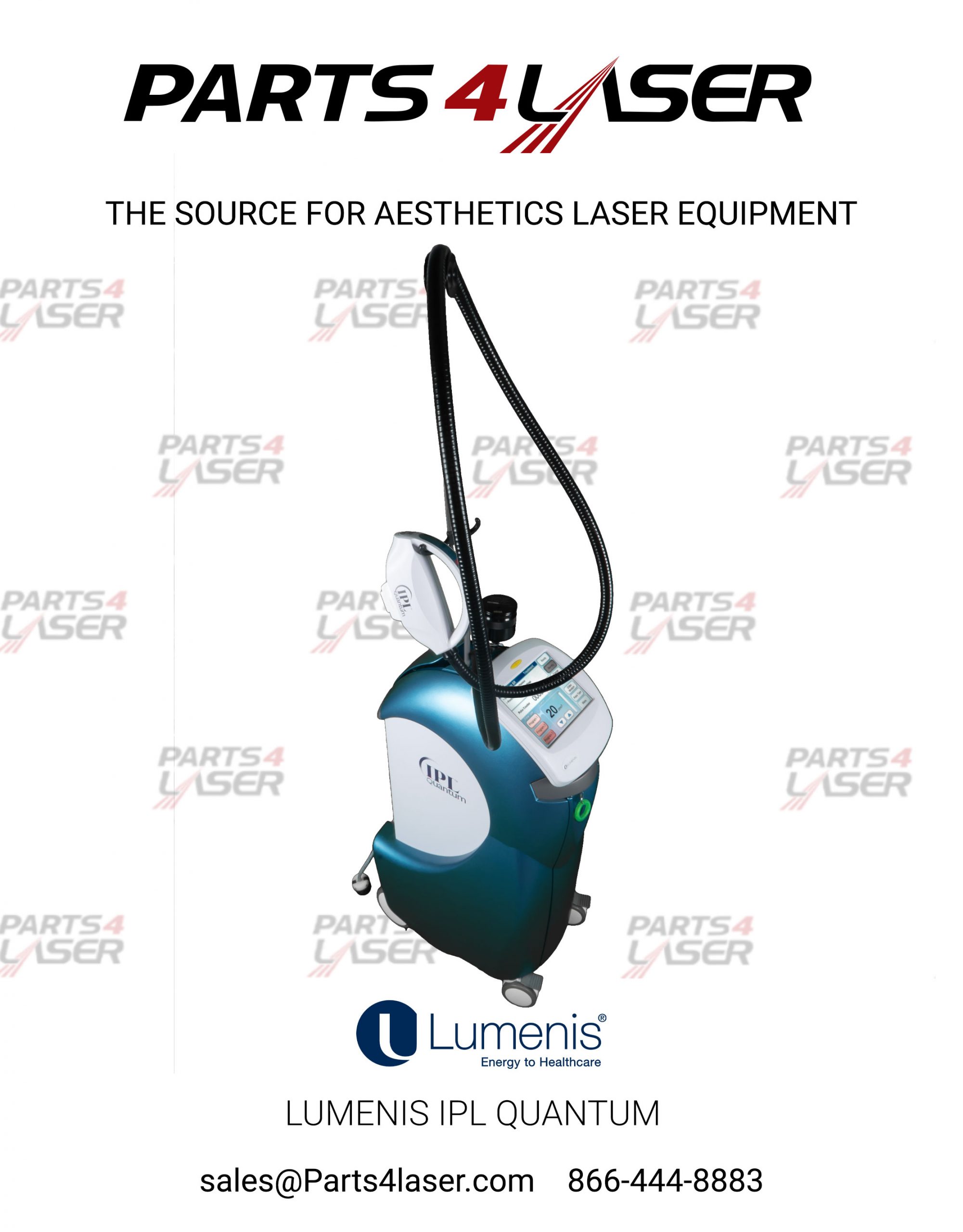 LUMENIS IPL QUANTUM SR 640 HANDPIECE, COMPLETE HAND UNIT - Image 5