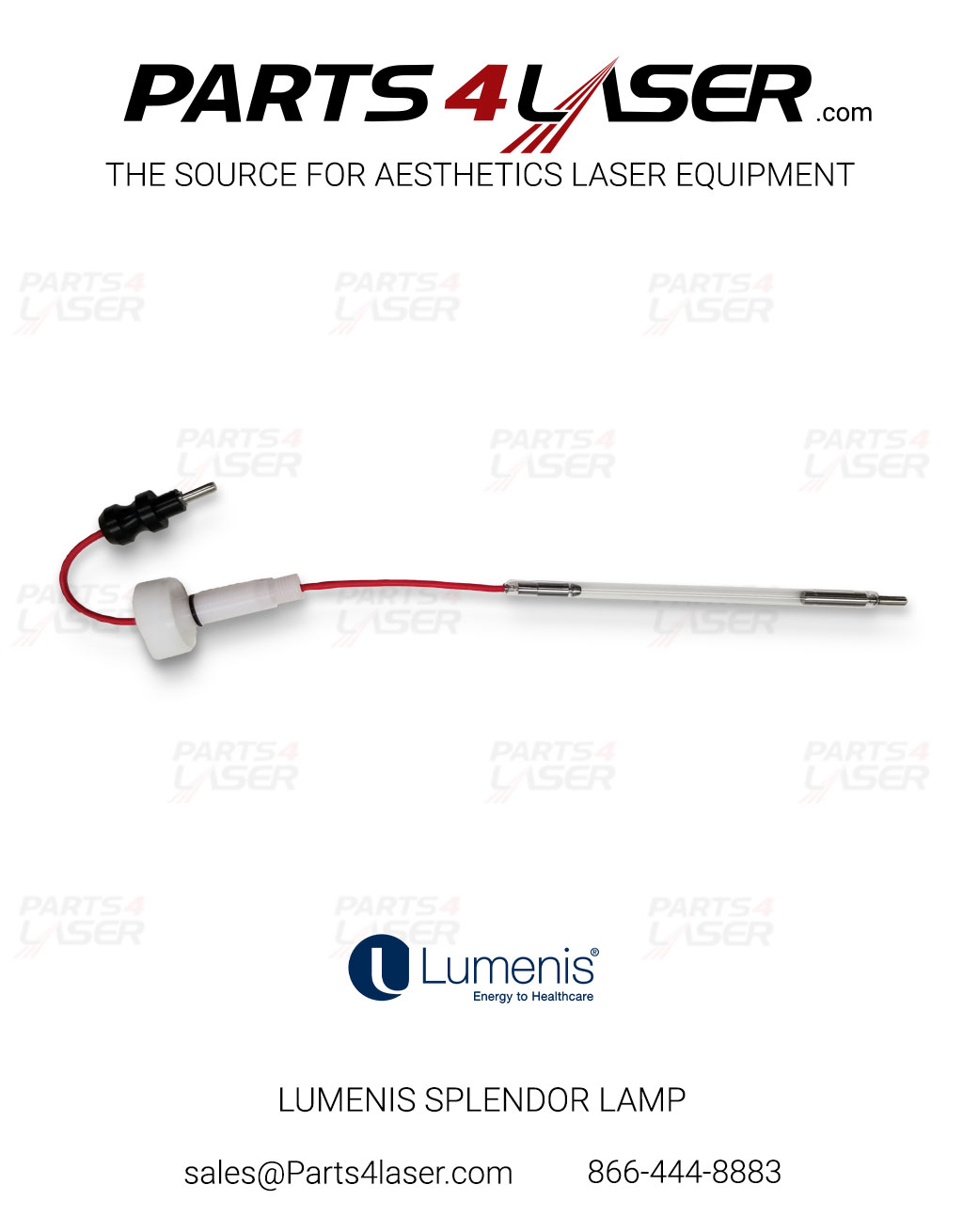 LUMENIS SPLENDOR X FLASH LAMP KT-5000000 GO0006 LUFL3127