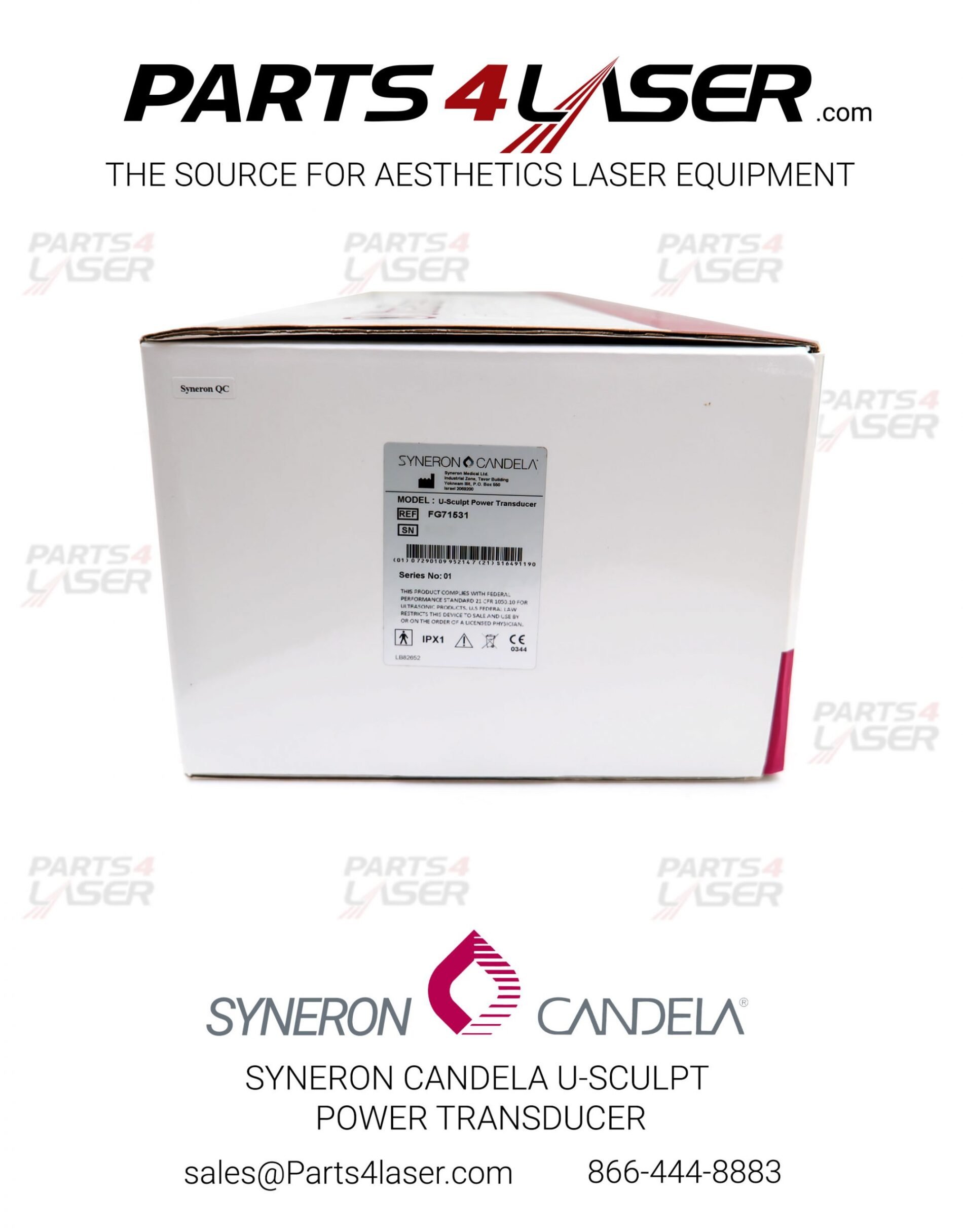 NEW SYNERON CANDELA U-SCULPT POWER TRANSDUSER ULTRASHAPE MULTI HAND PIECE FG71531 - Image 4