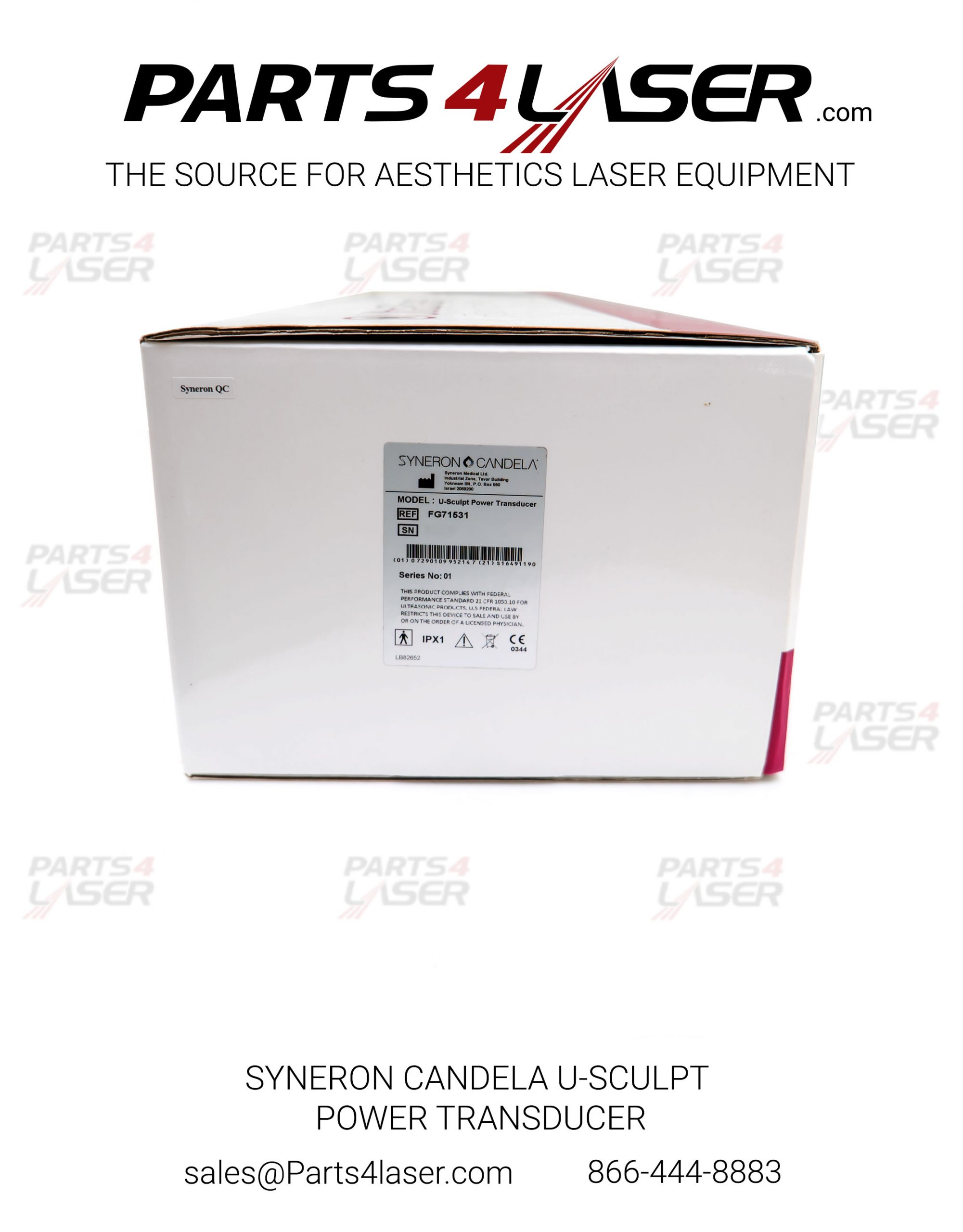NEW SYNERON CANDELA U-SCULPT POWER TRANSDUSER ULTRASHAPE MULTI HAND PIECE FG71531 - Image 4