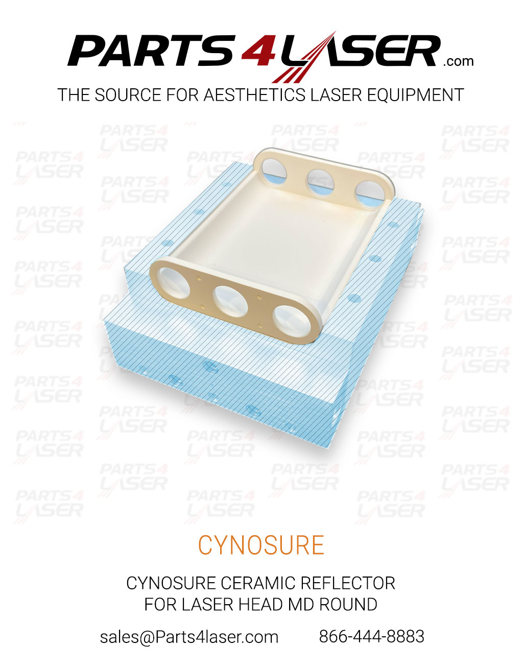 CYNOSURE CERAMIC REFLECTOR FOR LASER HEAD MD ROUND CYCN3181 - Image 3