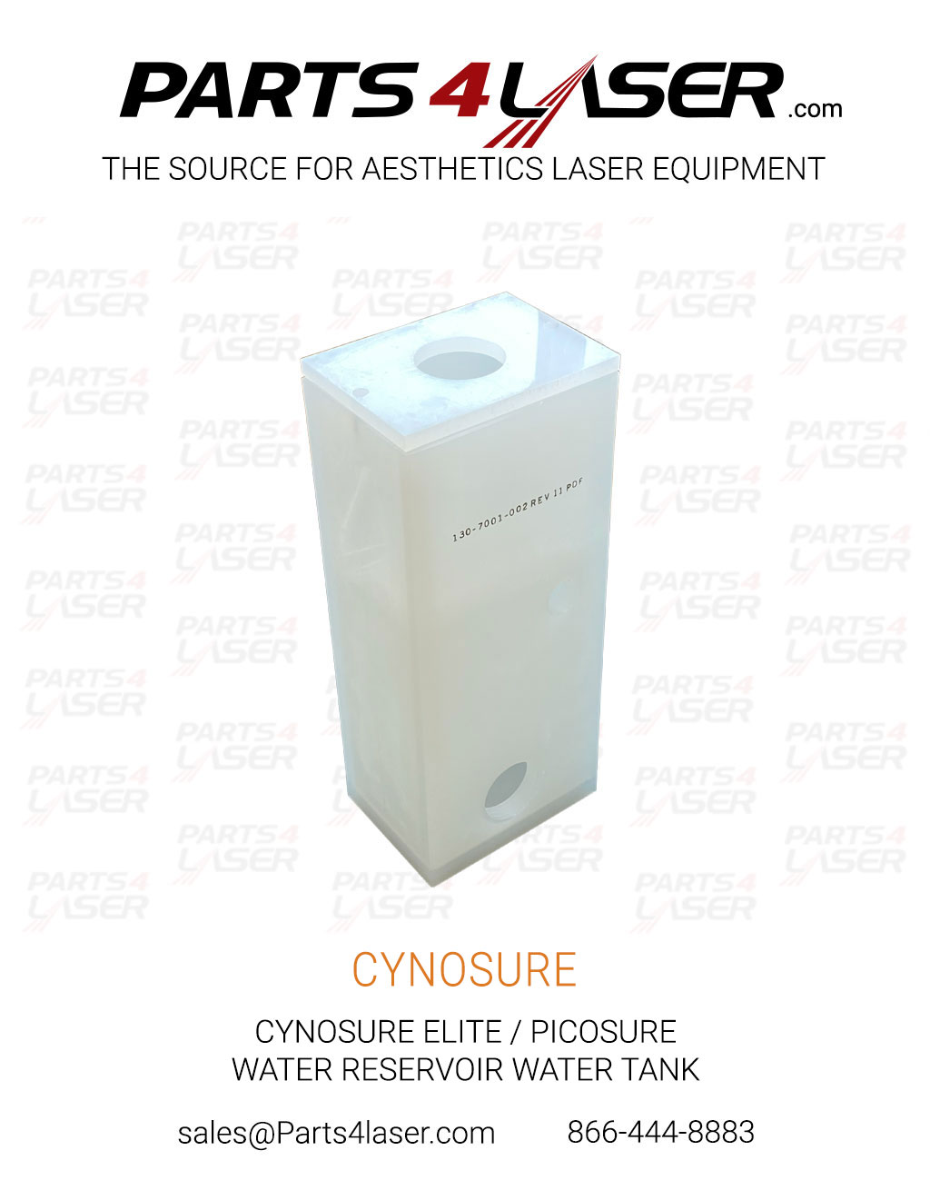 CYNOSURE ELITE / PICOSURE WATER RESERVOIR WATER TANK CYWC3734