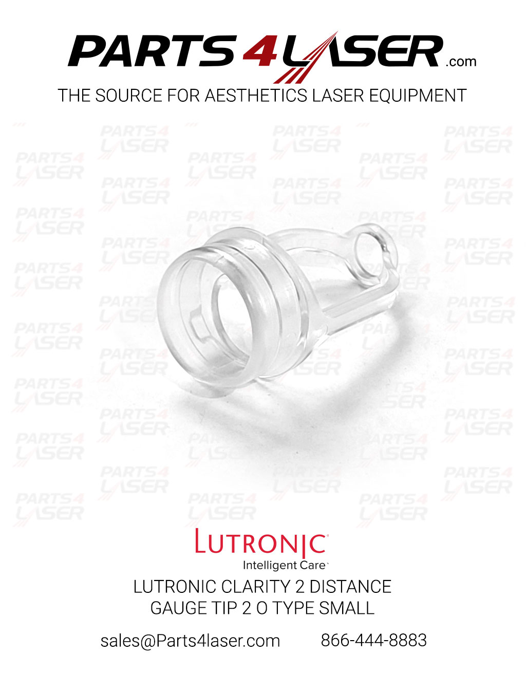 LUTRONIC CLARITY 2 DISTANCE GAUGE TIP 2, O TYPE SMALL LTCN3729