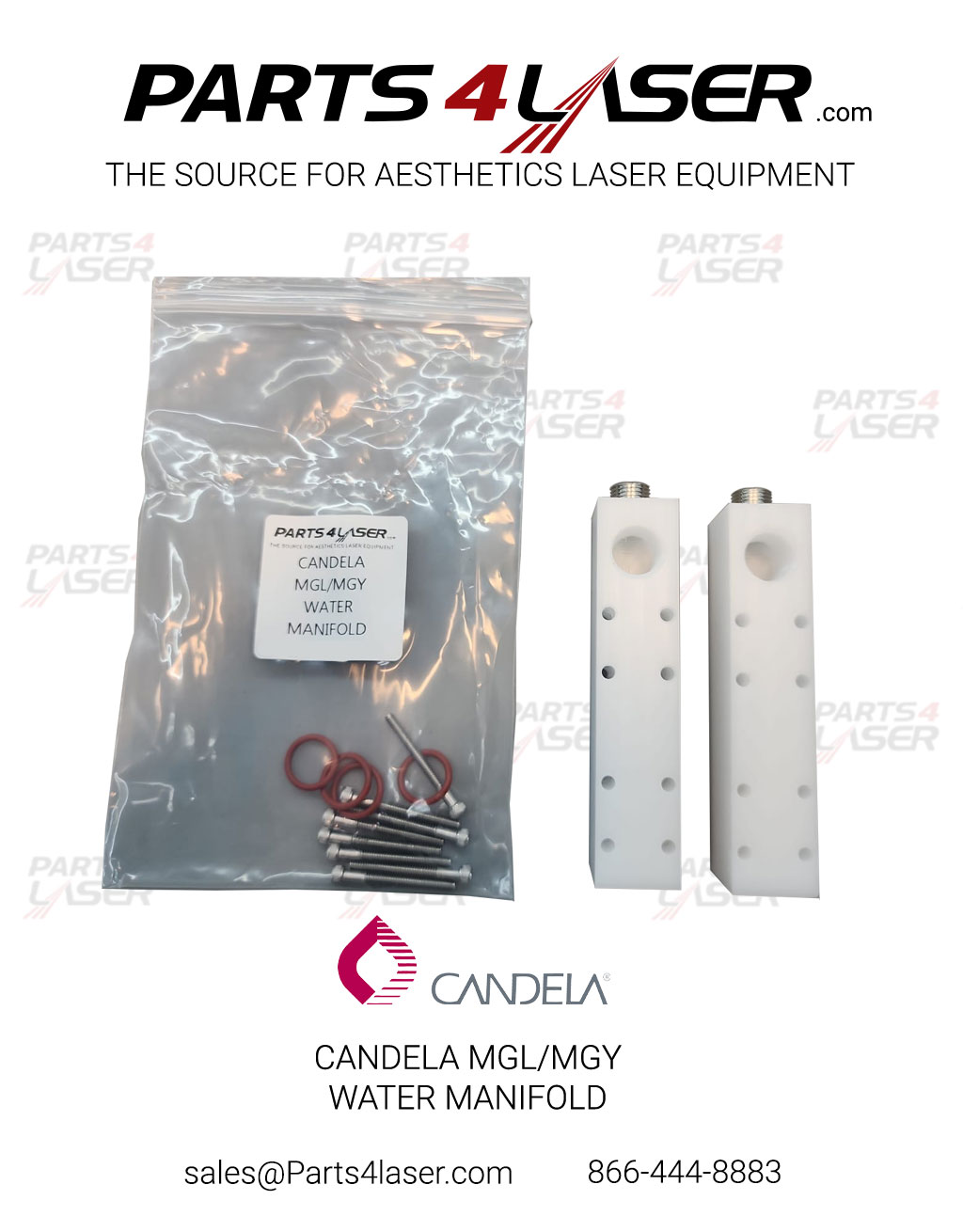 CANDELA MGL / MGY WATER MANIFOLD WITHOUT WATER CONNECTOR CAWC3212 D47