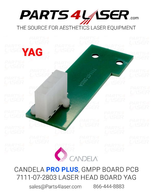 CANDELA PRO PLUS, GMPP BOARD PCB 7111-07-2803 LASER HEAD BOARD YAG CAPC3749-YAG