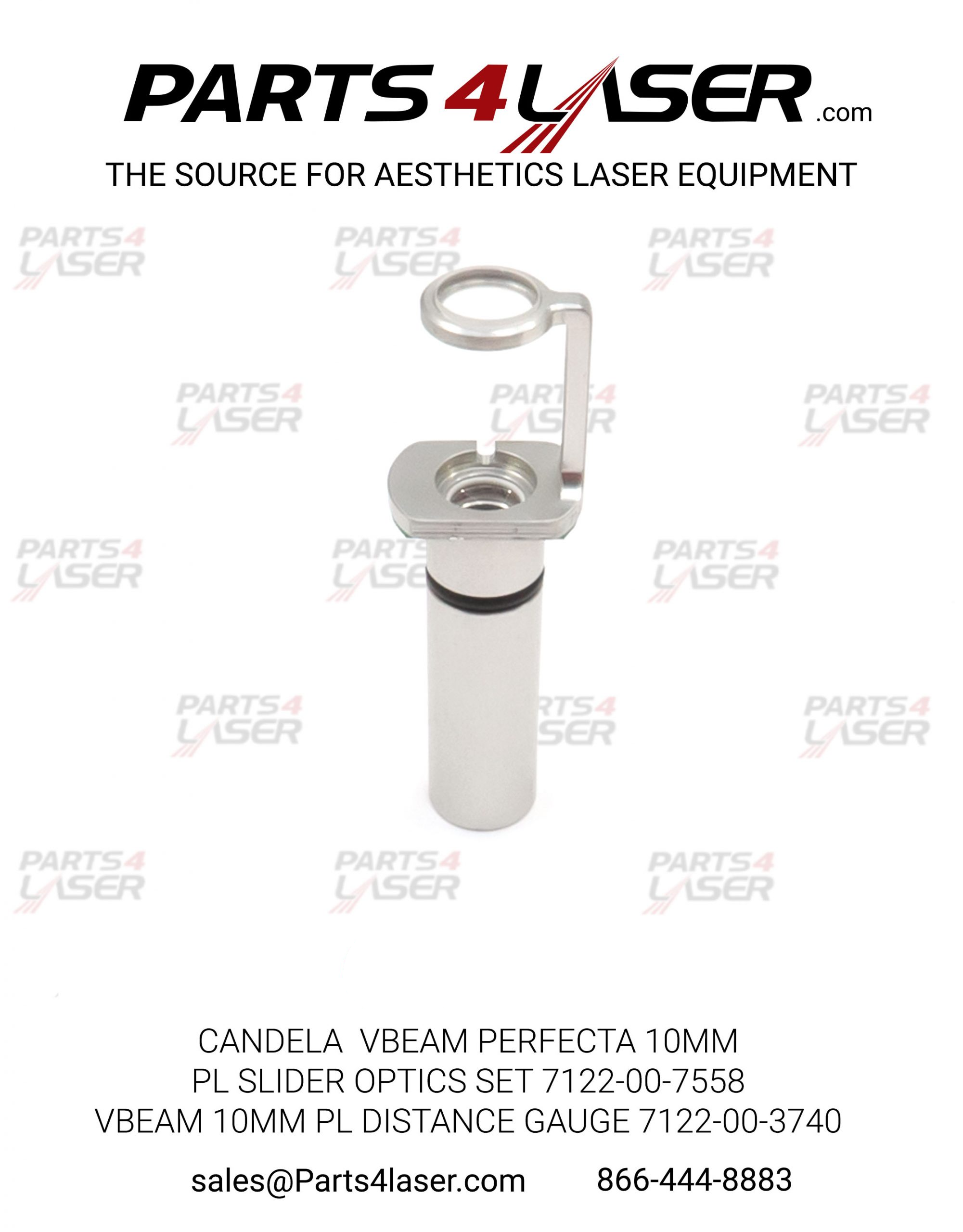 CANDELA VBEAM PERFECTA 10MM PL SLIDER OPTICS SET 7122-00-7558 VBEAM 10mm PL (Pigmented Lesions) CAOP2642
