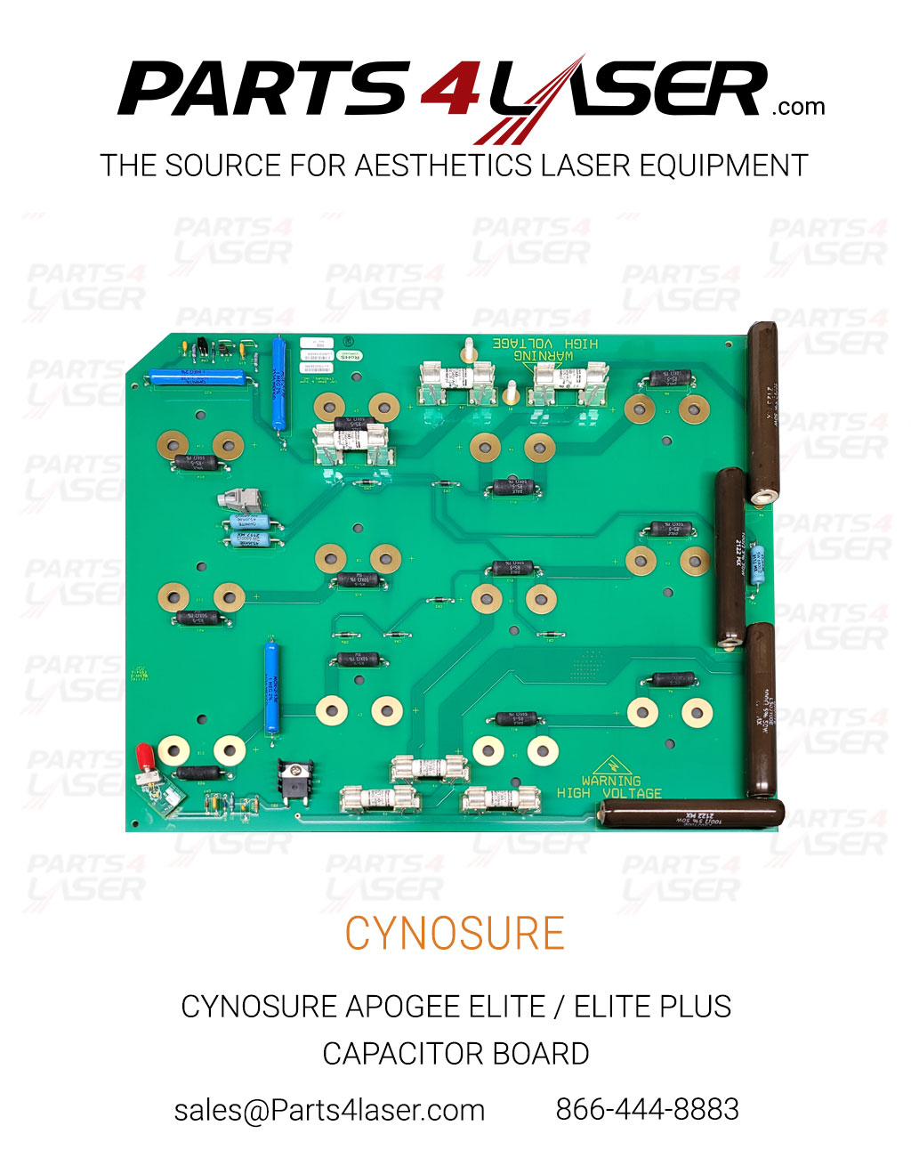 CYNOSURE APOGEE ELITE / ELITE + PLUS CAPACITOR BOARD 710-0126-000 CYPS3545