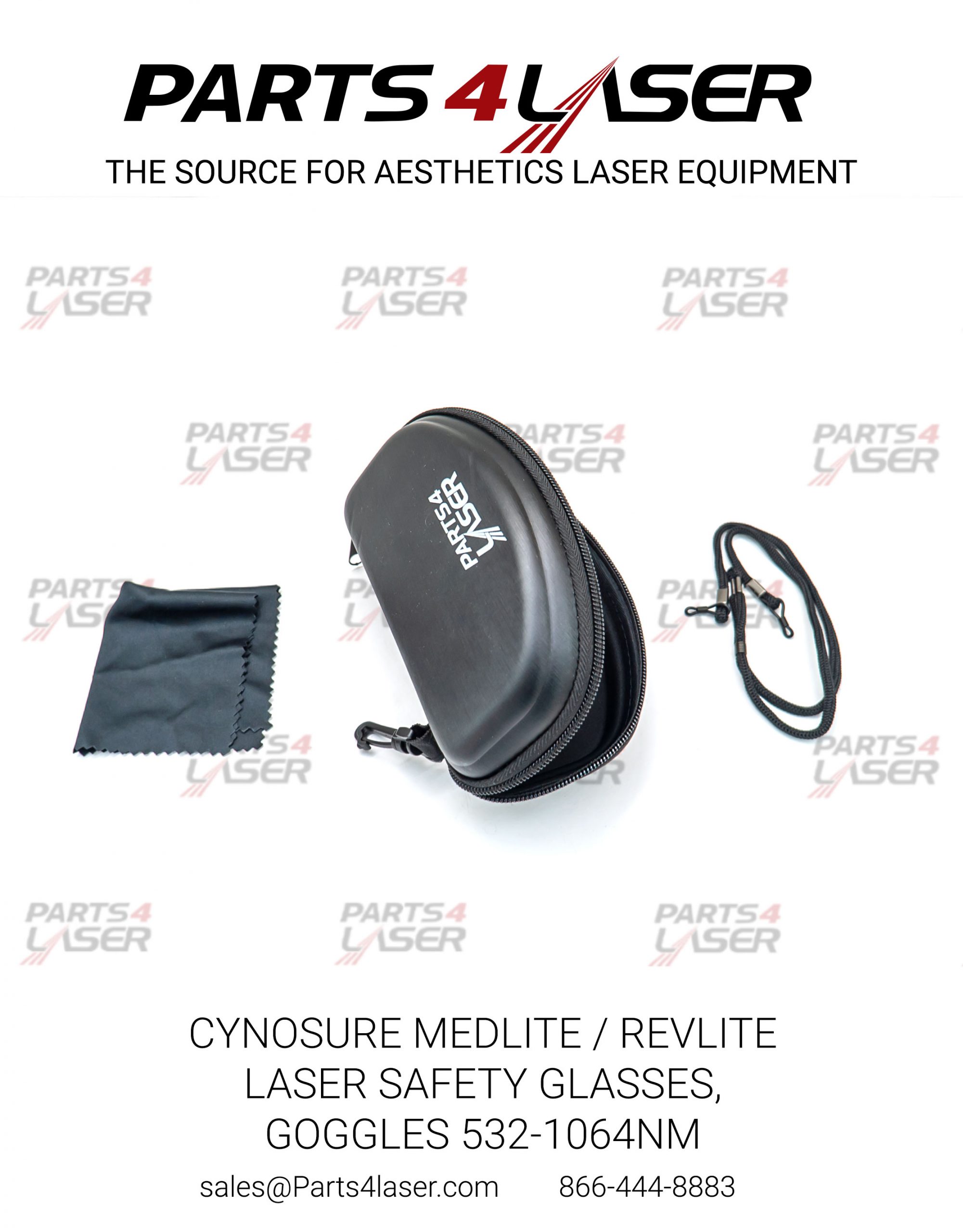 CYNOSURE MEDLITE / REVLITE LASER SAFETY GLASSES, GOGGLES 532-1064nm CYGO1810 - Image 2