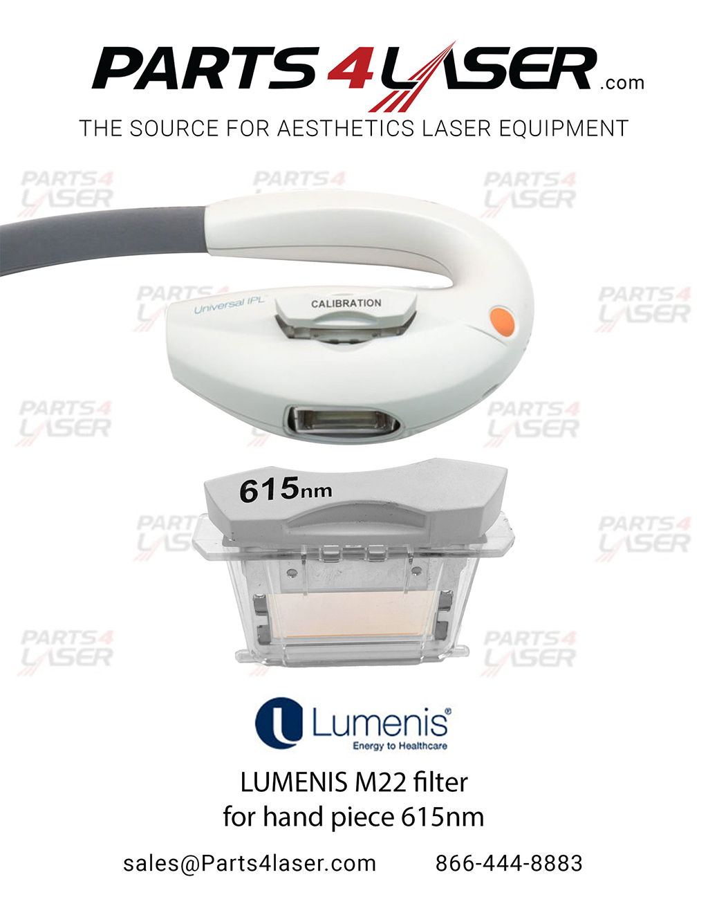 LUMENIS M22 FILTER FOR HAND PIECE 615nm KT-1014930 LUCN1997 F47