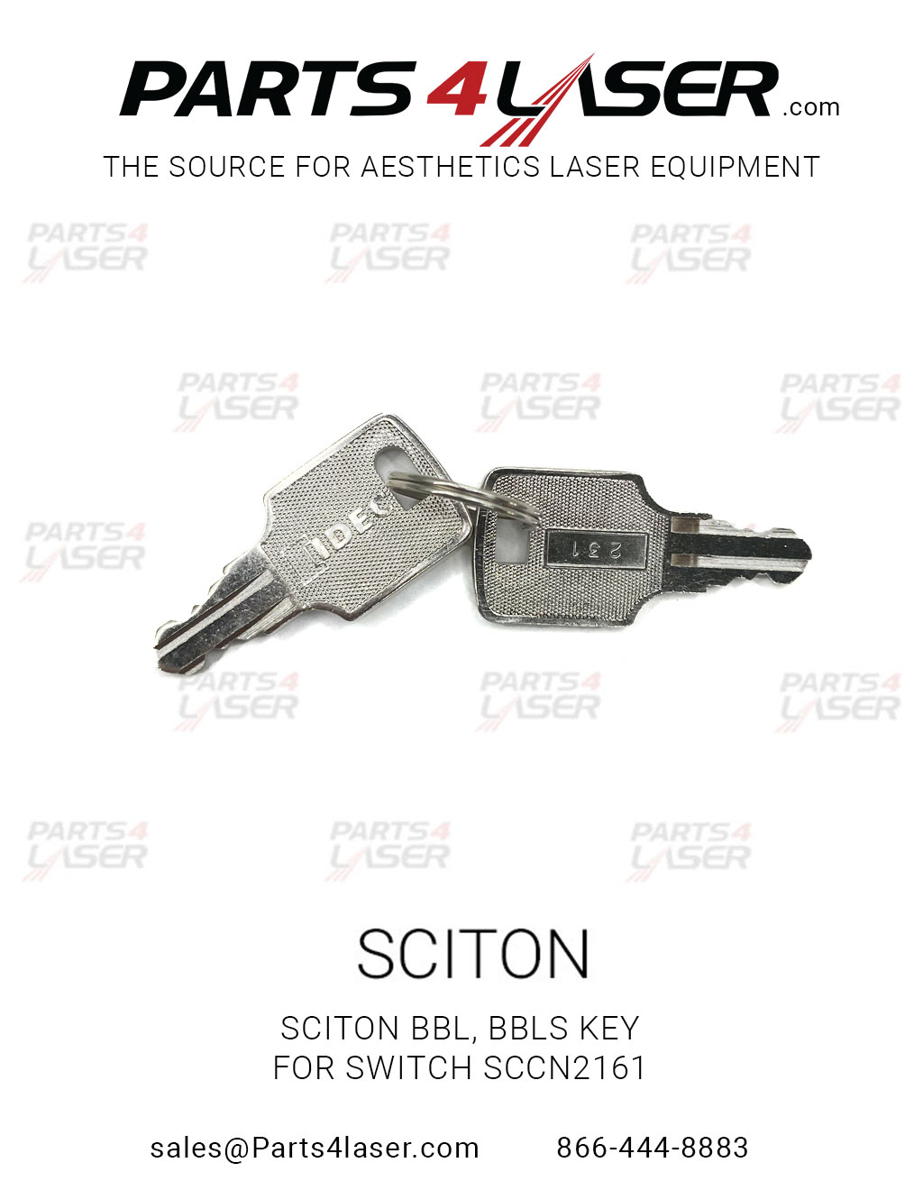 KEY FOR SCITON BBL, BBLS MACHINES, C85