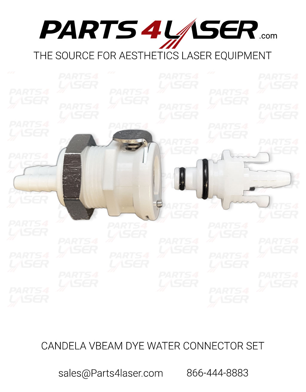 CANDELA VBEAM DYE WATER CONNECTOR SET CAWC3743 - Image 4