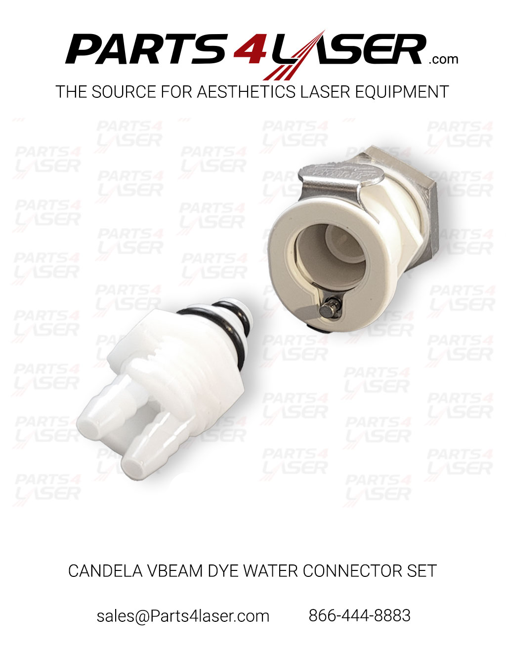 CANDELA VBEAM DYE WATER CONNECTOR SET CAWC3743