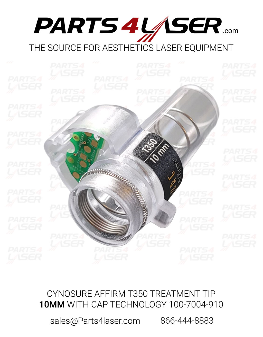CYNOSURE AFFIRM T350 TREATMENT TIP 10MM WITH CAP TECHNOLOGY 100-7004-910 CYHP3760 - Image 2