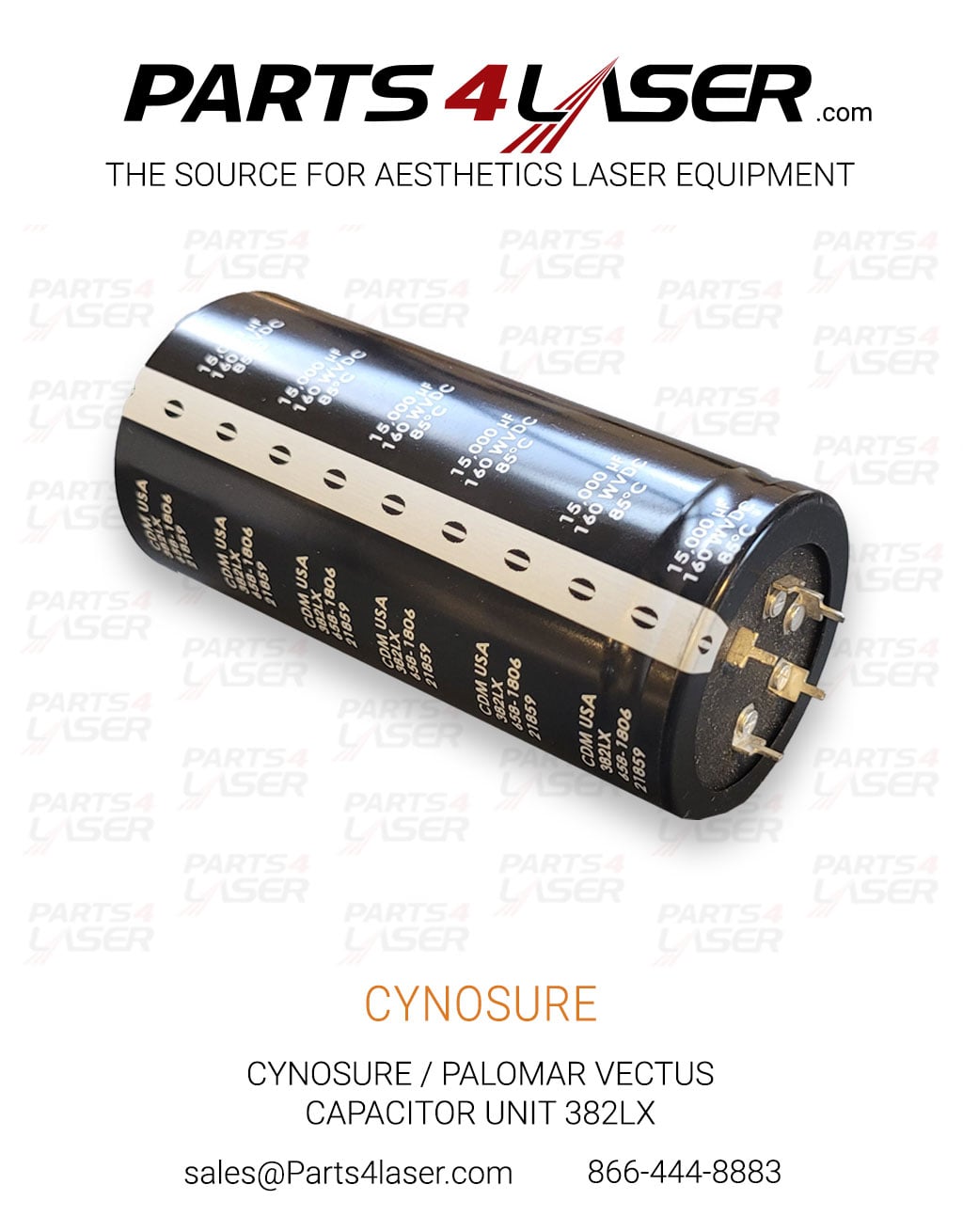 CYNOSURE / PALOMAR VECTUS CAPACITOR UNIT 382LX CYPS3757 - Image 2