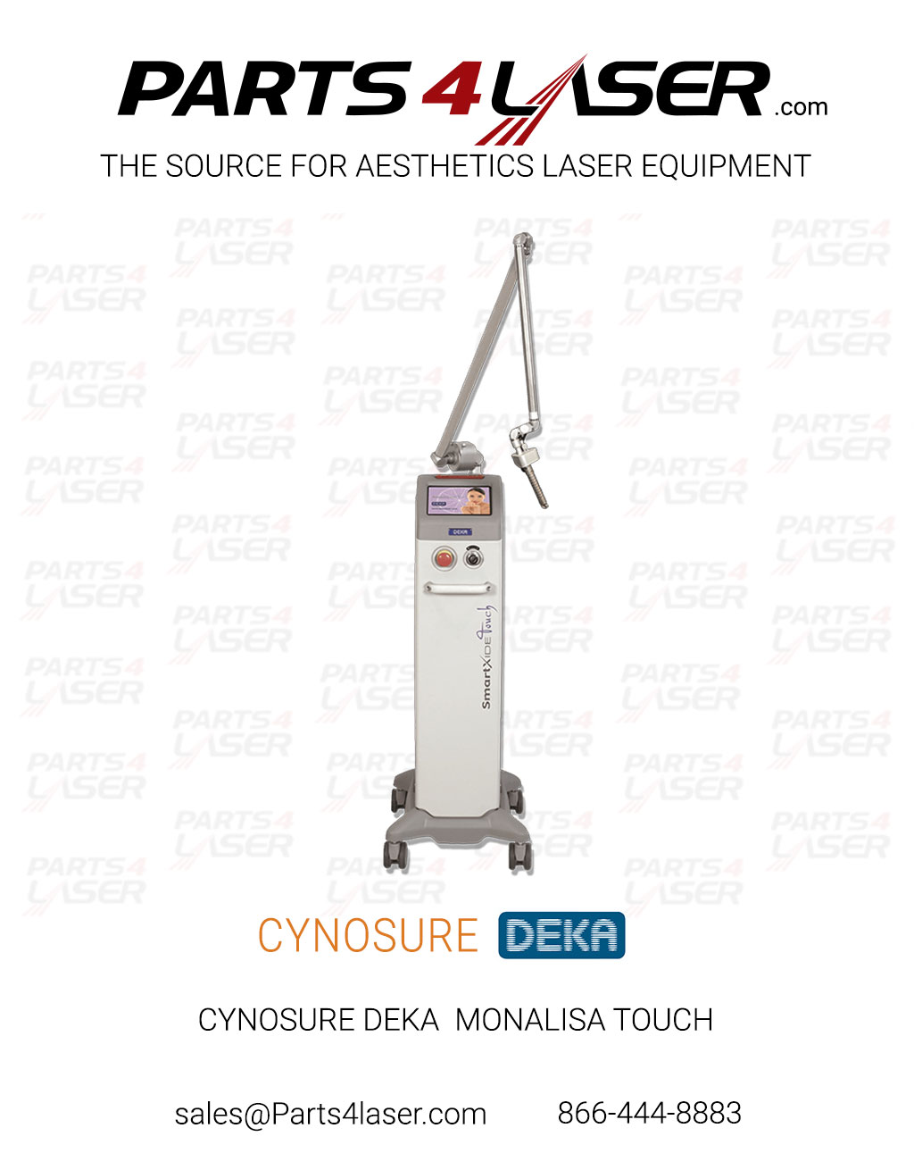 CYNOSURE DEKA SMARTXIDE2 MONALISA MANIPOLO CO2 FL 2 CON ASPIRAFUMI FL 2,0" HANDPIECE KIT F26401 DKCN3762 - Image 3