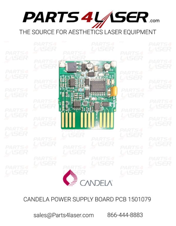 CANDELA GMAX PRO  POWER SUPPLY BOARD PCB 1501079 CAPS3313