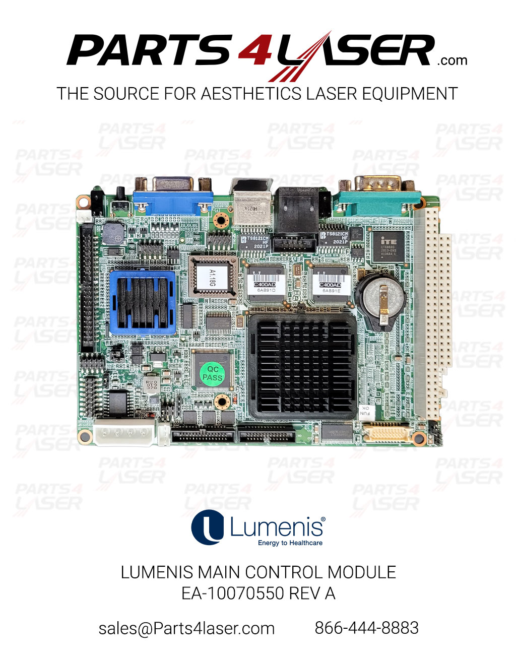 LUMENIS RESURFX MAIN CONTROL MODULE EA-10070550 REV A LUPC3742 - Image 3