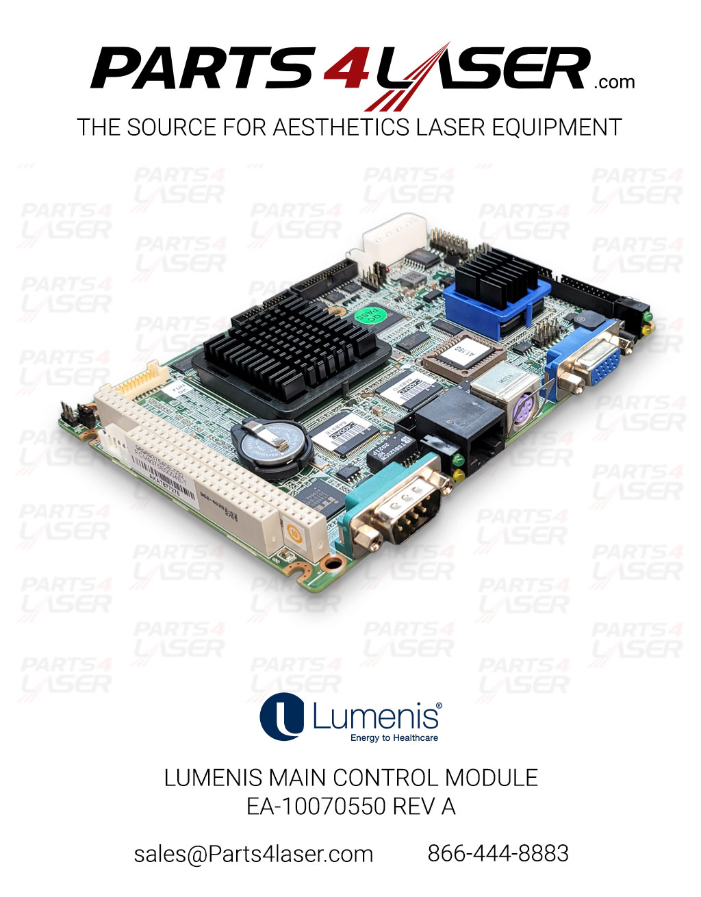 LUMENIS RESURFX MAIN CONTROL MODULE EA-10070550 REV A LUPC3742